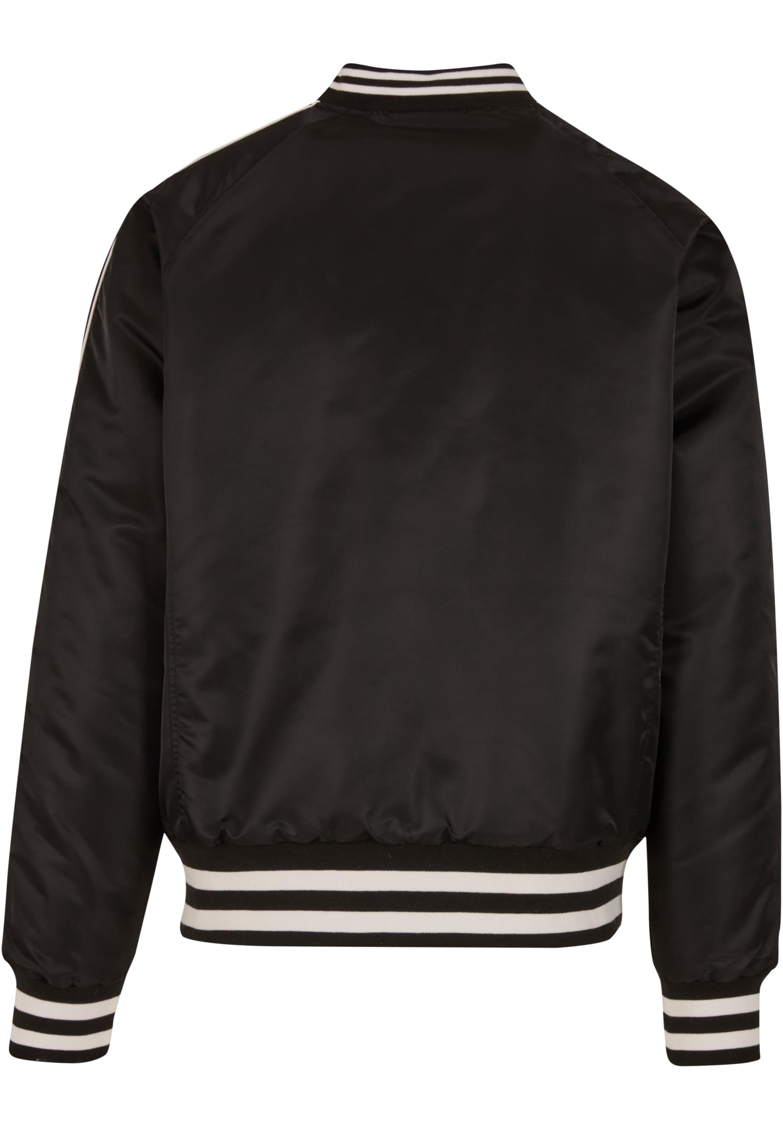 Bomber Μπουφάν Racer Jacket με Σατινέ Φινίρισμα Tb7331-00007 Urban Classics Black ανδρικά Simple Wear