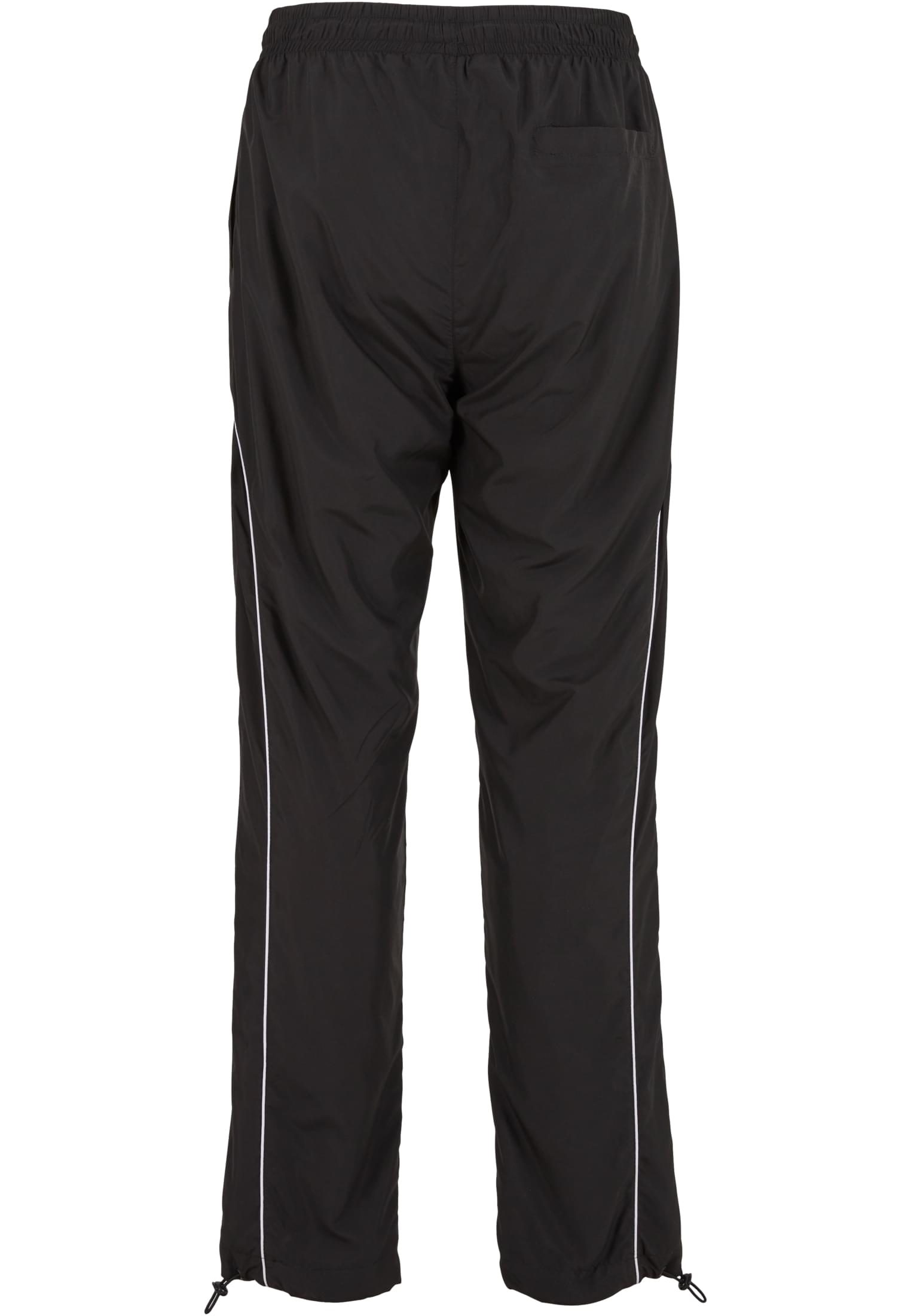 Piped Panel Trackpants με Ελαστική Μέση Και Κορδόνι Tb7380-00007 Urban Classics Black ανδρικά Παντελόνια Simple Wear