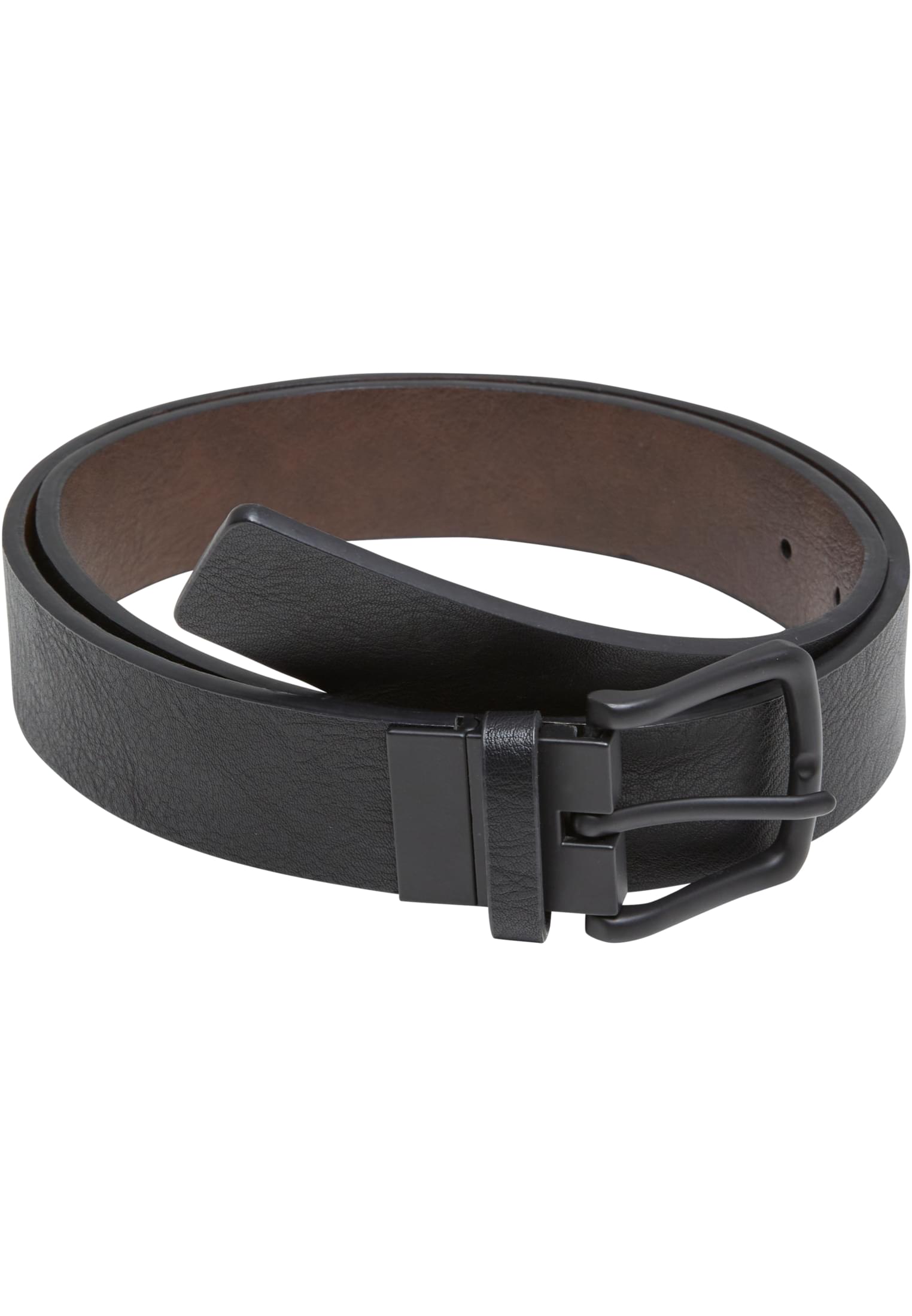 Ζώνη Rotate Buckle Belt αναστρέψιμο σχέδιο TB7408-01294 Urban Classics black/brown