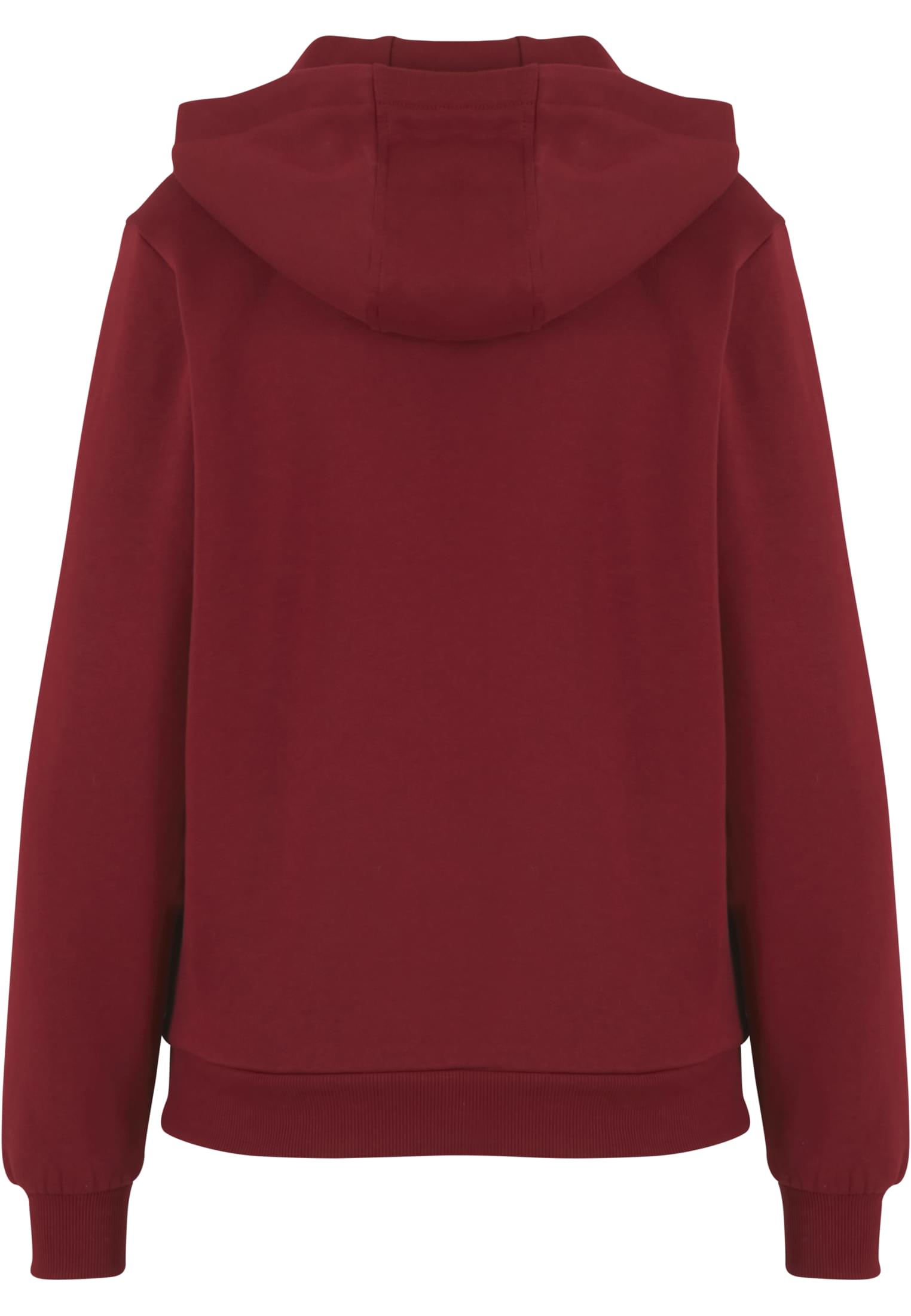 Γυναικείο Hoodie Ladies Essentials Loose Brushed Fleece με Χαλαρή Εφαρμογή Tb7435-00606 Urban Classics Burgundy γυναικεία Φούτερ Simple Wear