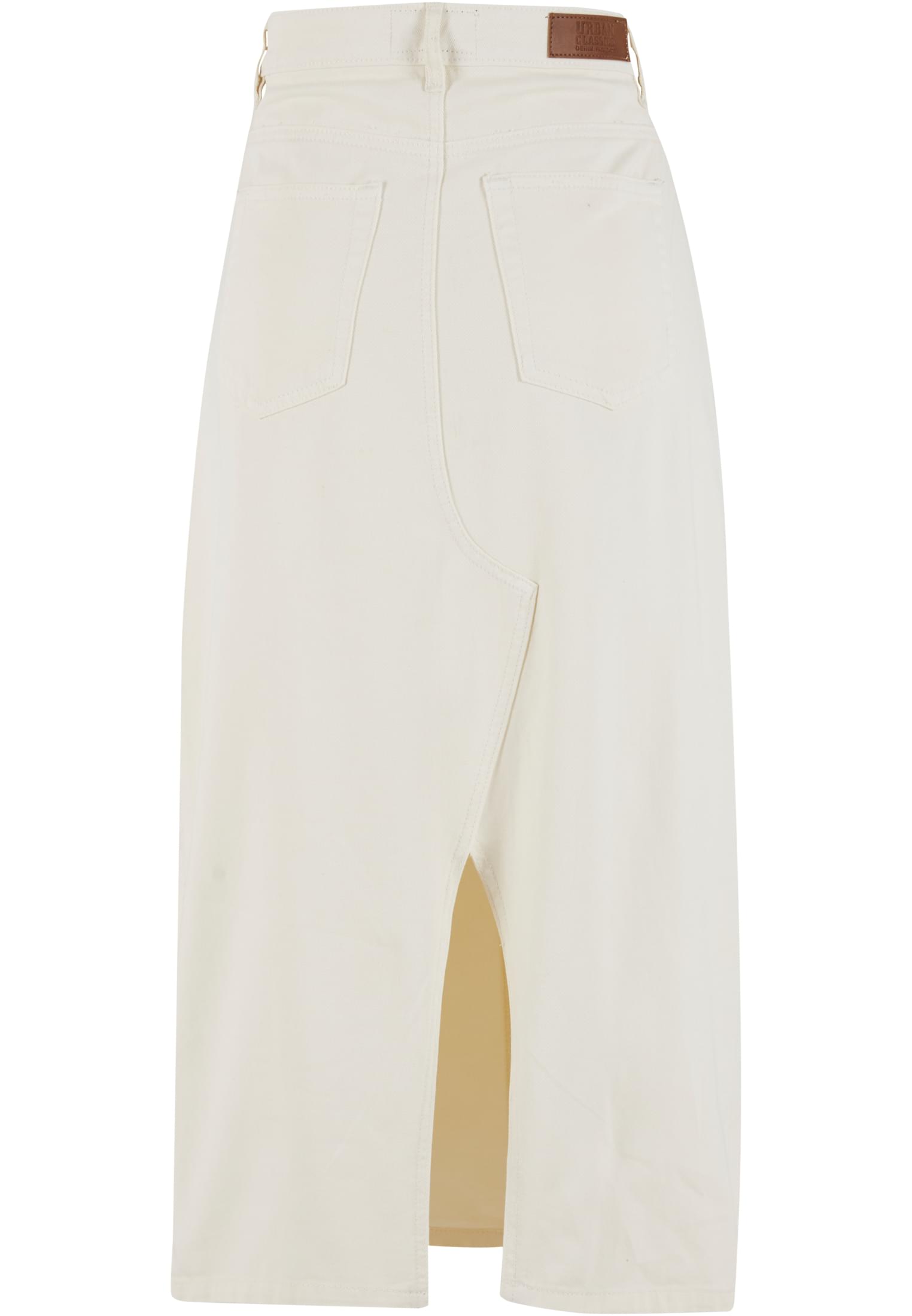 Φούστα Midi Ladies Soft Denim με 5 Τσέπες Tb7443-02903 Urban Classics Whitesand γυναικεία Φούστες Simple Wear