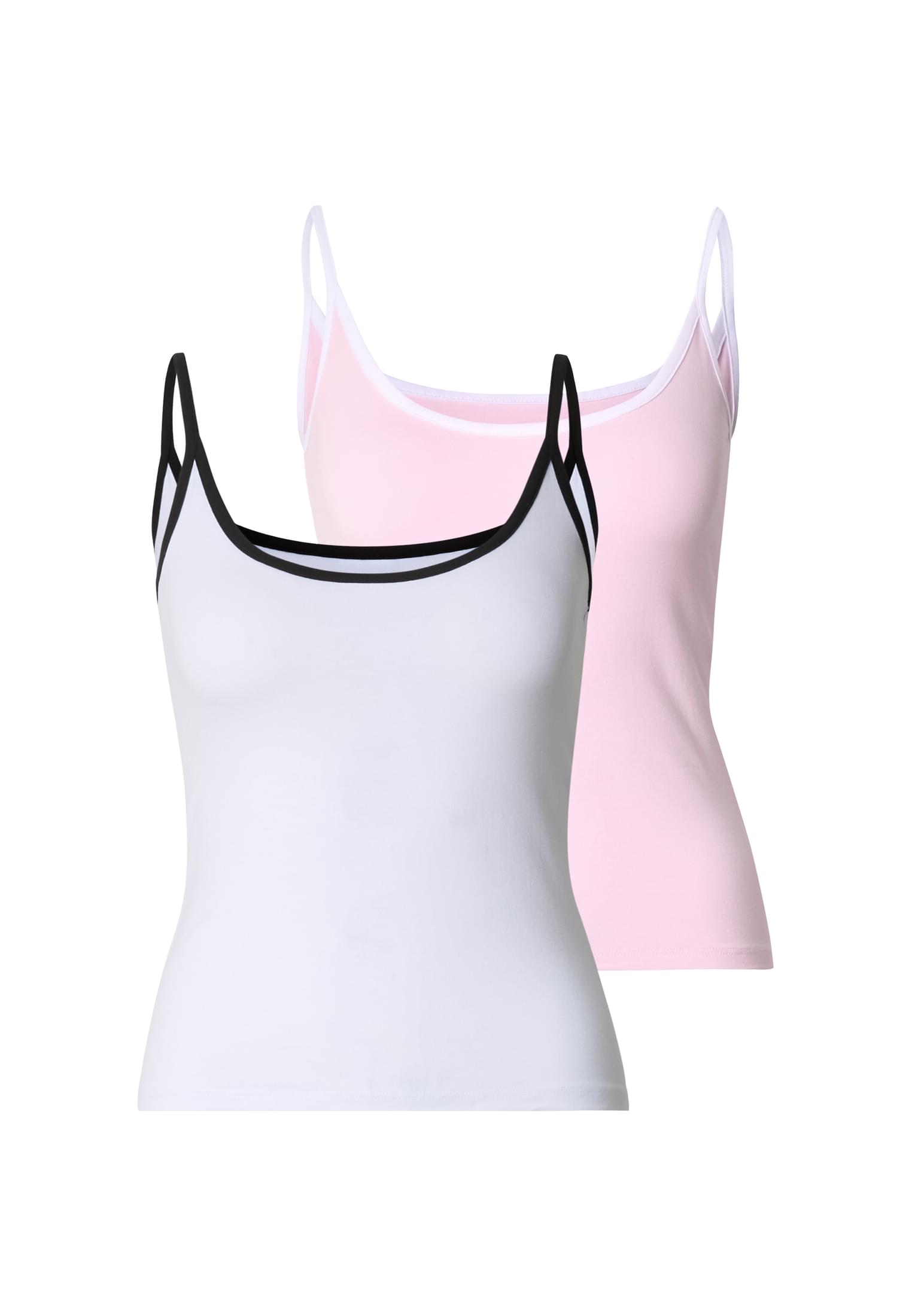 Γυναικείο Tanktop 2-Pack με Κανονική Εφαρμογή Tb7485A-20664 Urban Classics Blushedrose White+White Black γυναικεία Μπλούζες Simple Wear