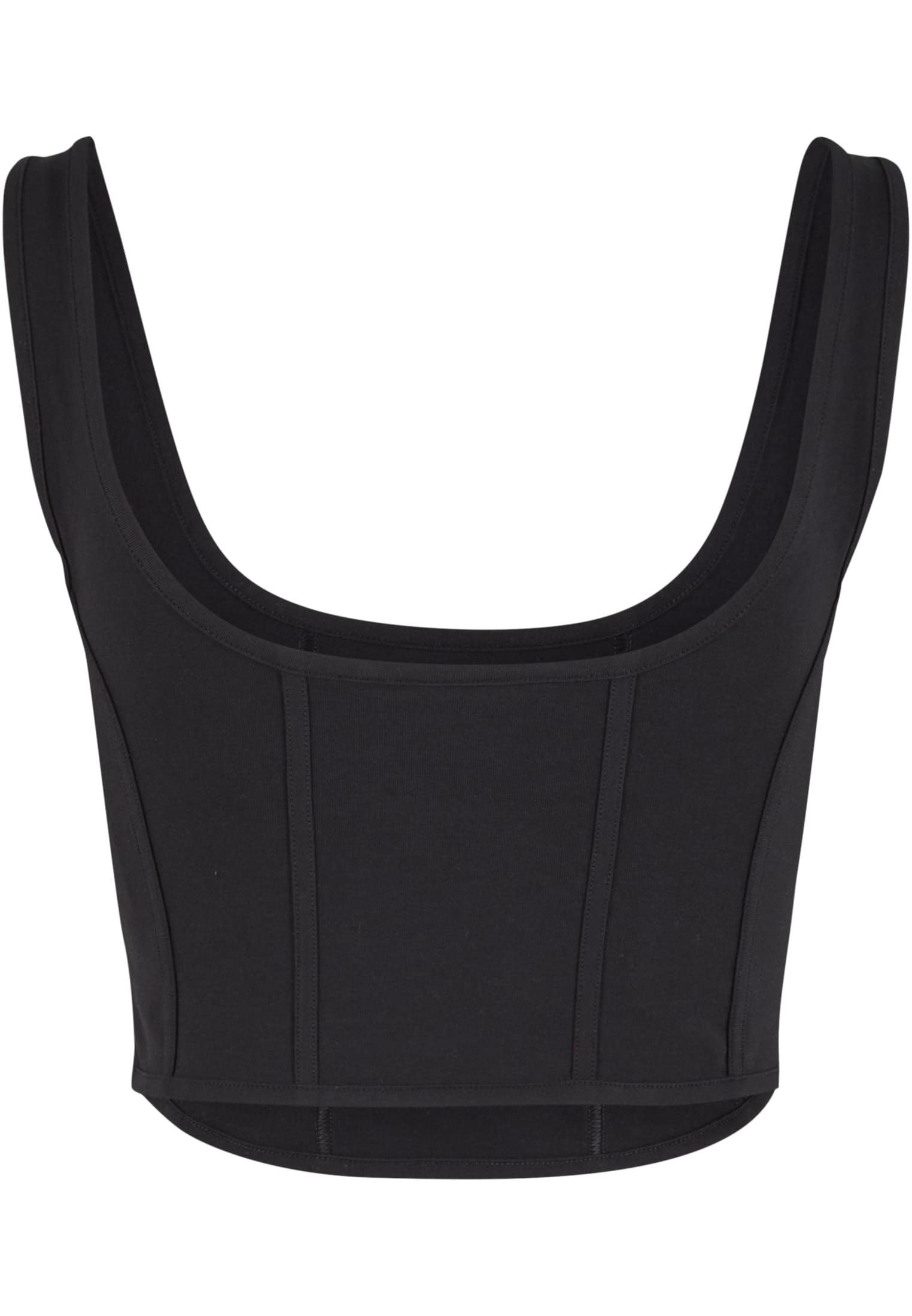 Γυναικεία Μπλούζα Jersey Corsage Top με Κλασικό Σχέδιο Κορσέ Tb7534-00007 Urban Classics Black γυναικεία Μπλούζες Simple Wear