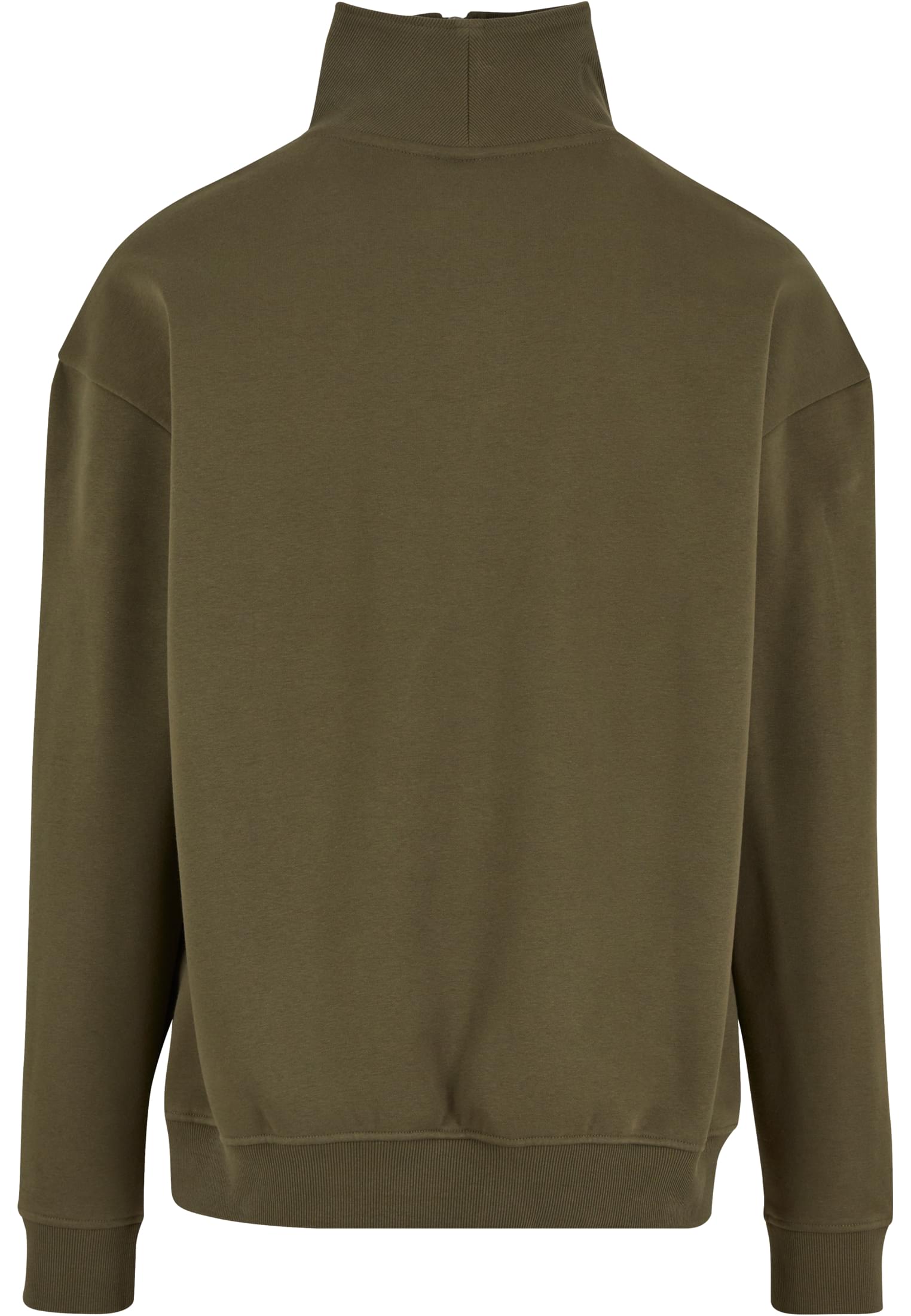 Sweatshirt Cut Sew Troyer με Oversized Εφαρμογή Tb7594-00176 Urban Classics Olive ανδρικά Πουλόβερ Simple Wear