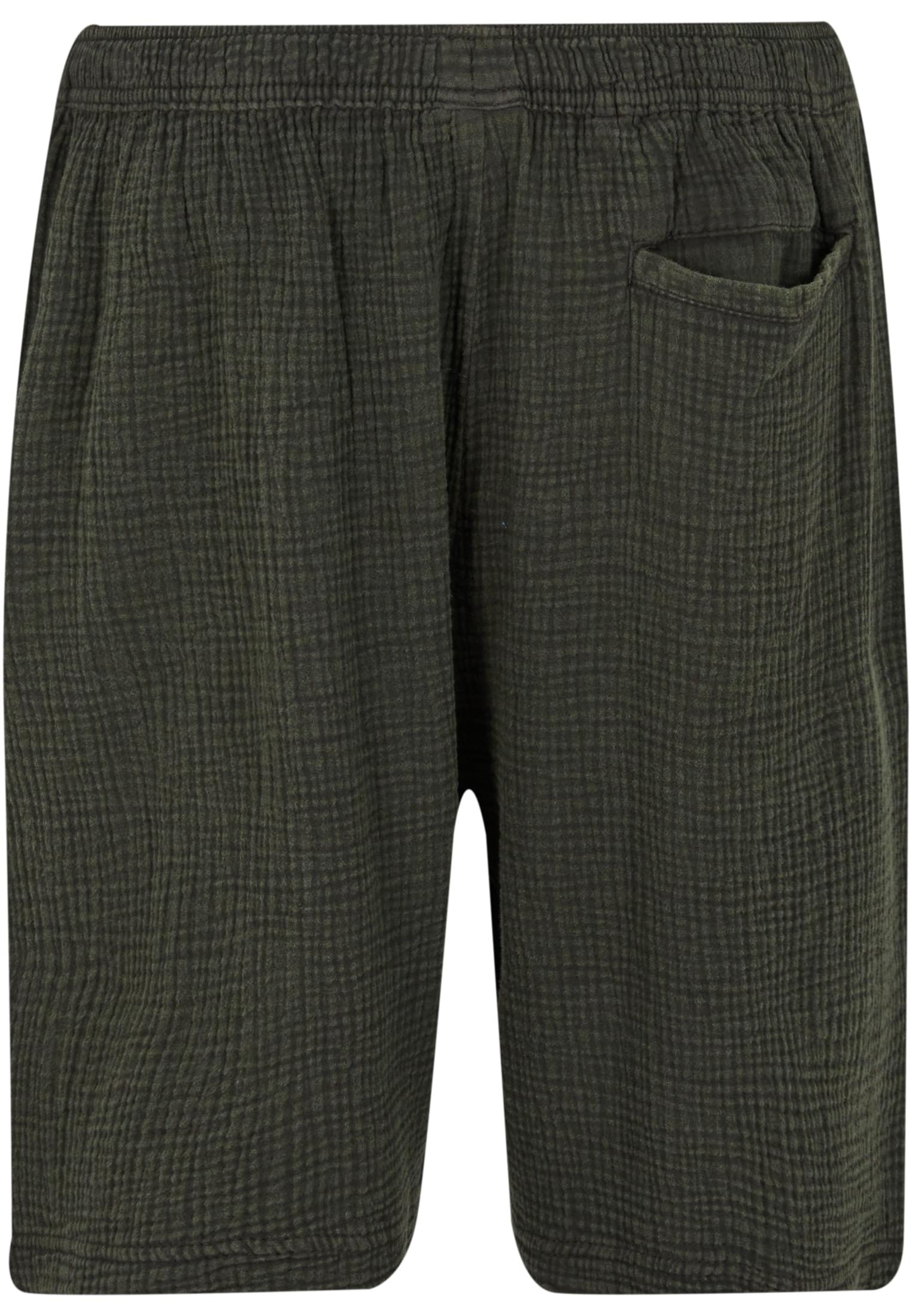 Άνετα Σορτς Acid Washed Musselin με Ελαστική Μέση Tb7651-21201 Urban Classics Trueolive ανδρικά Βερμούδες Simple Wear