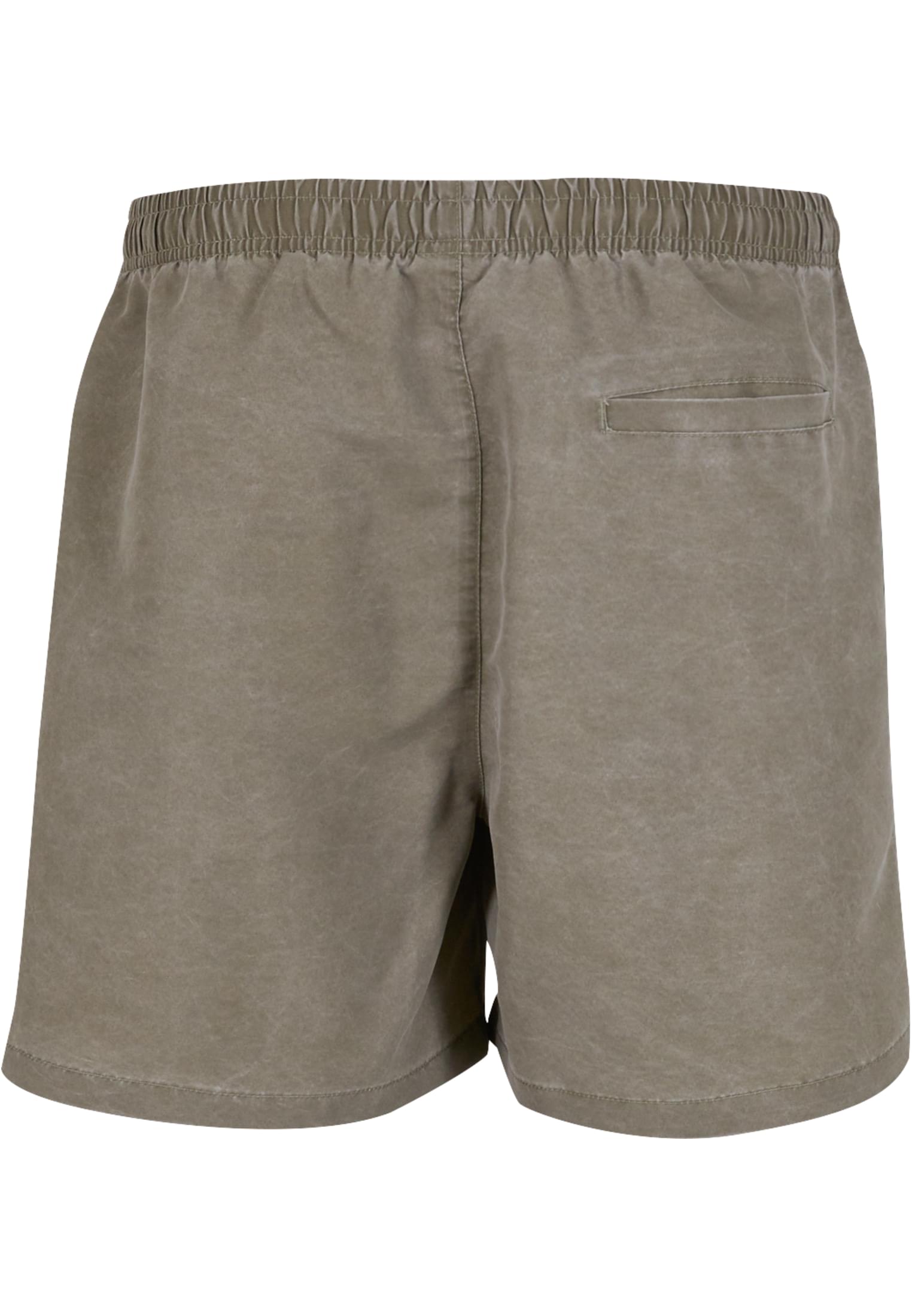 Washed Swim Shorts με Ελαστική Μέση Και Πίσω Τσέπη Tb7692-18328 Urban Classics Paleolive ανδρικά Μαγιό Simple Wear