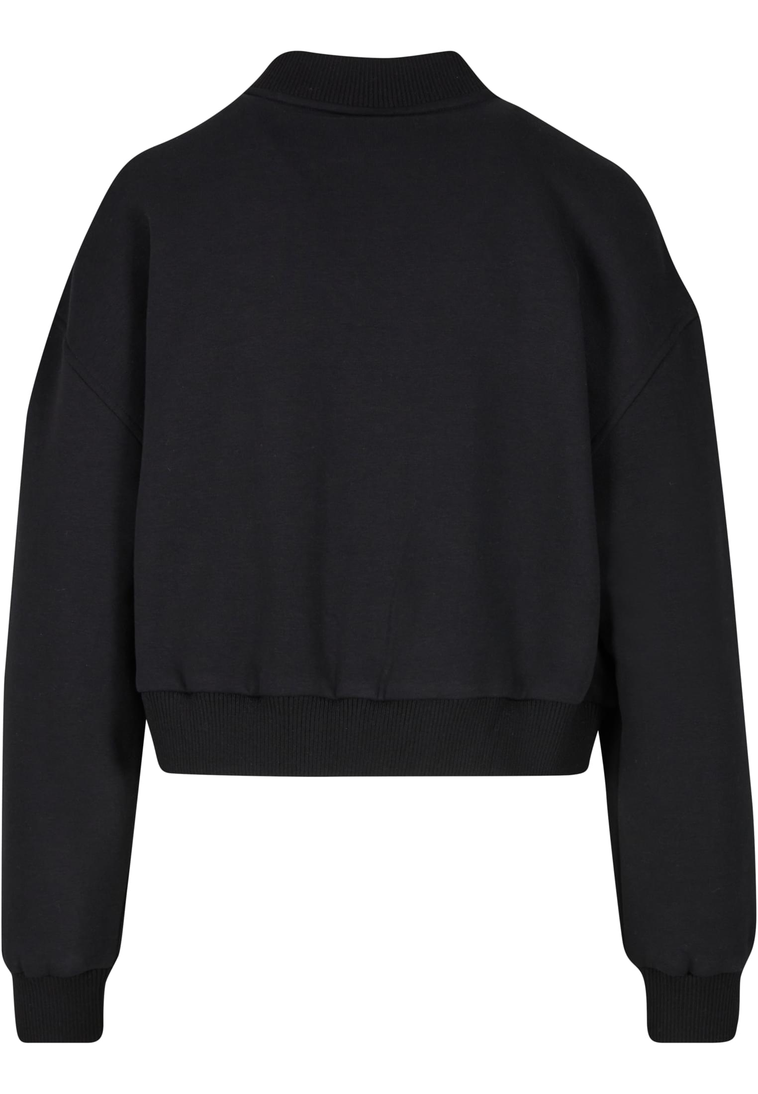 Ladies Short Sweat Zip Jacket Tb7781-00007 Urban Classics Black γυναικεία Φούτερ Simple Wear