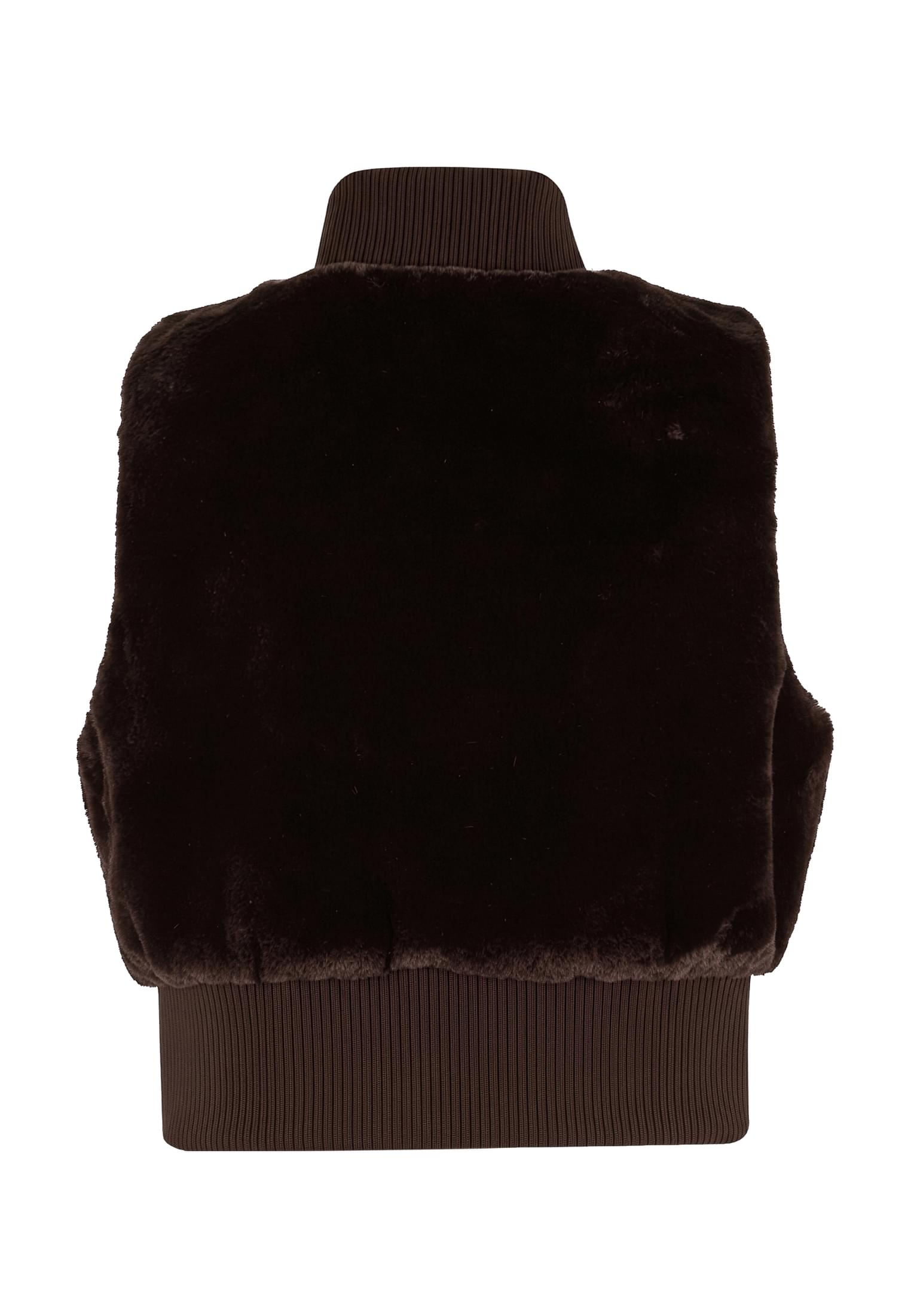 Γυναικείο Γιλέκο Cropped Faux Fur Vest με Ψεύτικη Γούνα Tb7933-00075 Urban Classics Brown γυναικεία Μπουφάν Simple Wear