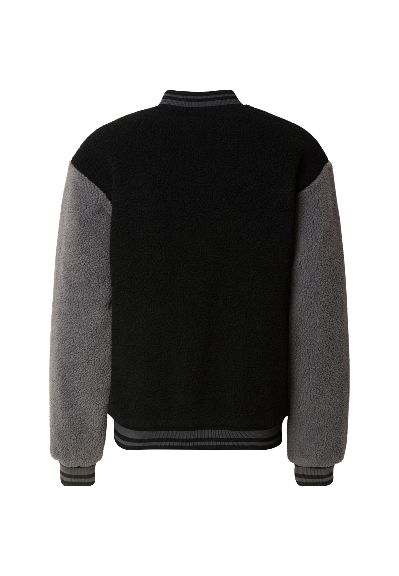 Teddy College Jacket με Απαλή Υφή Sherpa Tb7943-00007 Urban Classics Black ανδρικά Μπουφάν Simple Wear