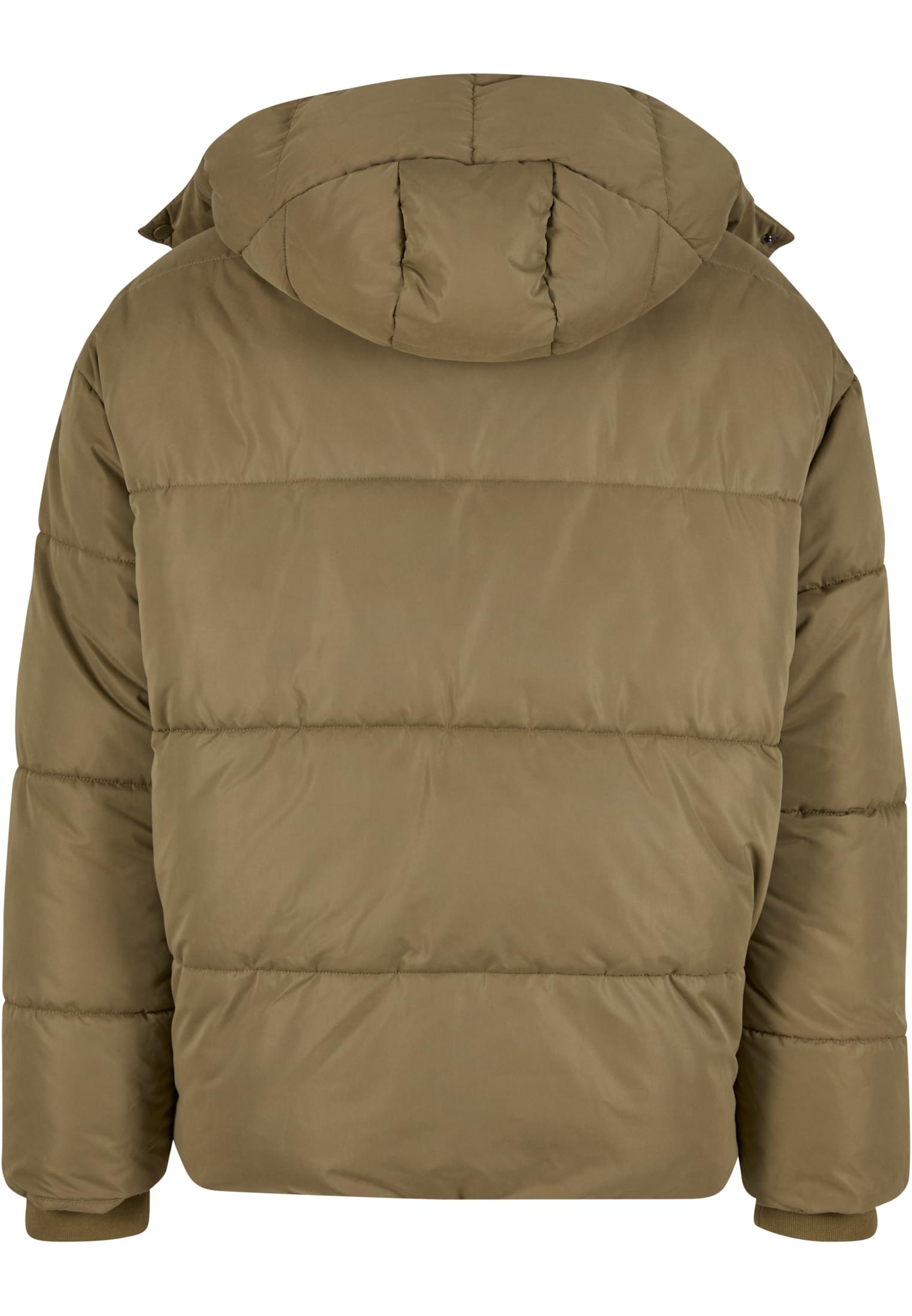 Puffer Jacket With Flap Hood με Επενδεδυμένη Κουκούλα Tb8027-03057 Urban Classics Tiniolive ανδρικά Μπουφάν Simple Wear