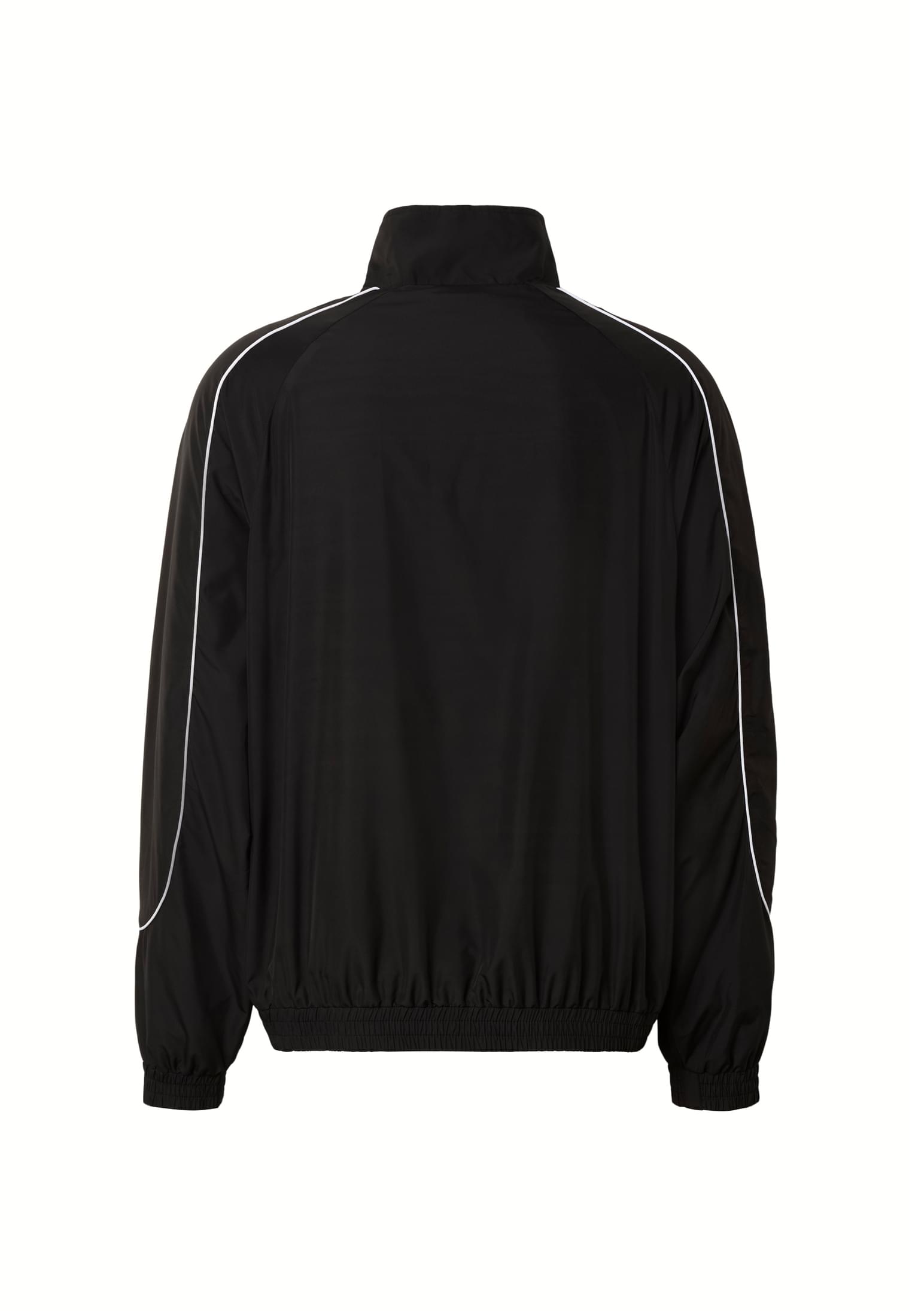 Φαρδύ Μπουφάν Extra Volume Track Jacket με Sporty Σιλουέτα Tb8044-00007 Urban Classics Black ανδρικά Simple Wear