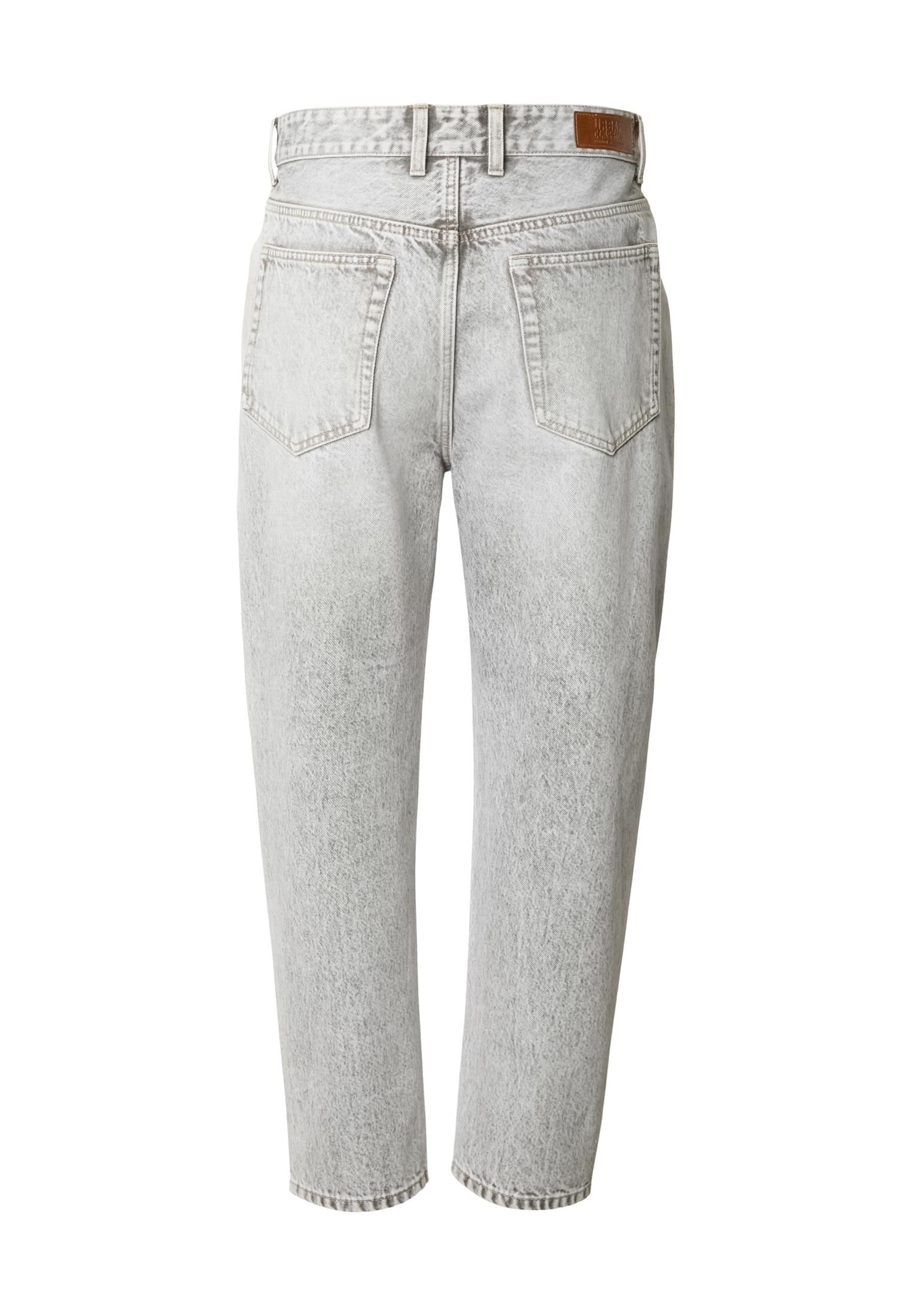 Heavy Loose Jeans Κλασική Ίσια Σιλουέτα Tb8054-21543 Urban Classics Light Silver Grey Washed ανδρικά Παντελόνια Simple Wear