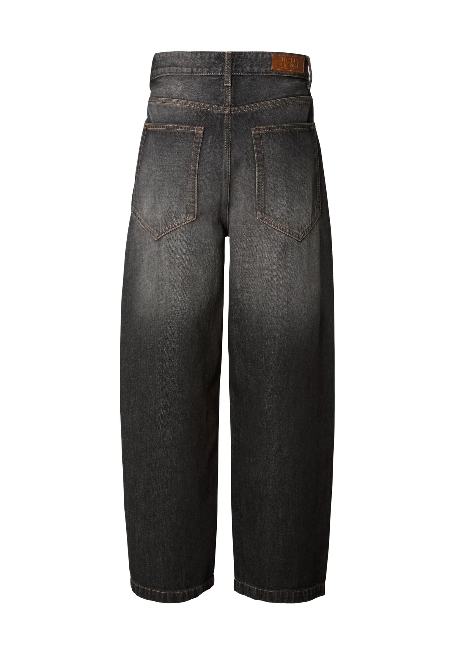 Super Baggy Jeans Tb8055-21544 Urban Classics Mid Deep Grey Washed ανδρικά Παντελόνια Simple Wear