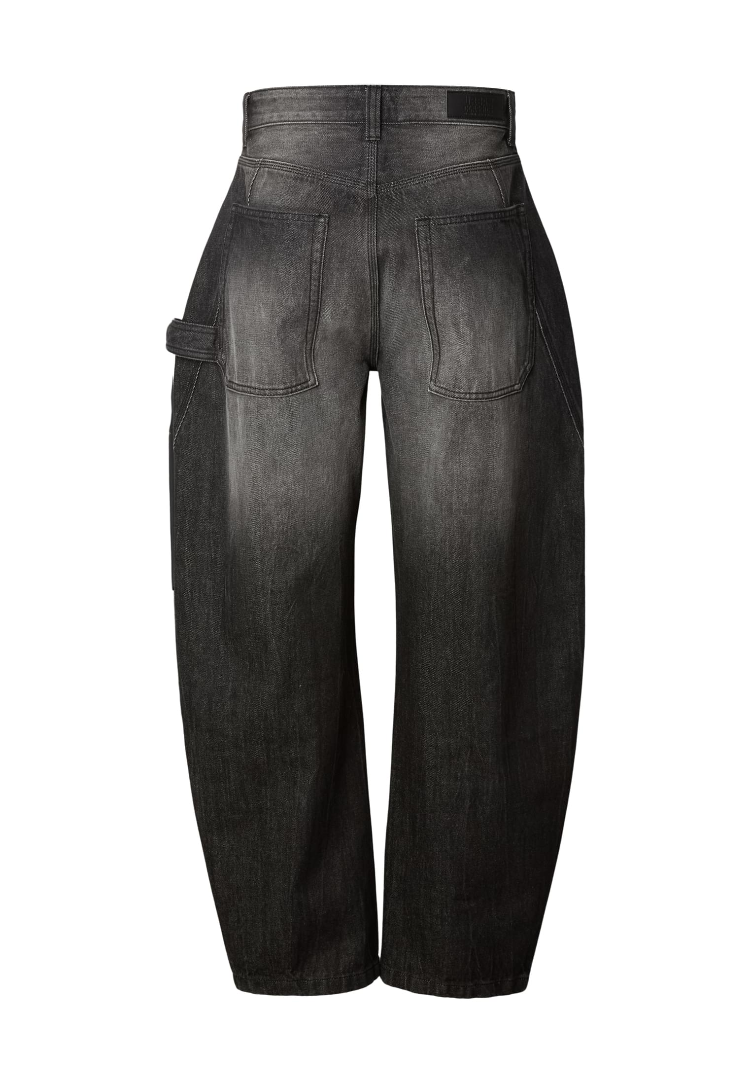 Heavy Baloon Jeans Φαρδιά Γραμμή με Vintage Πλύση Tb8057-21542 Urban Classics Mid Deep Grey Marble Washed ανδρικά Παντελόνια Simple Wear