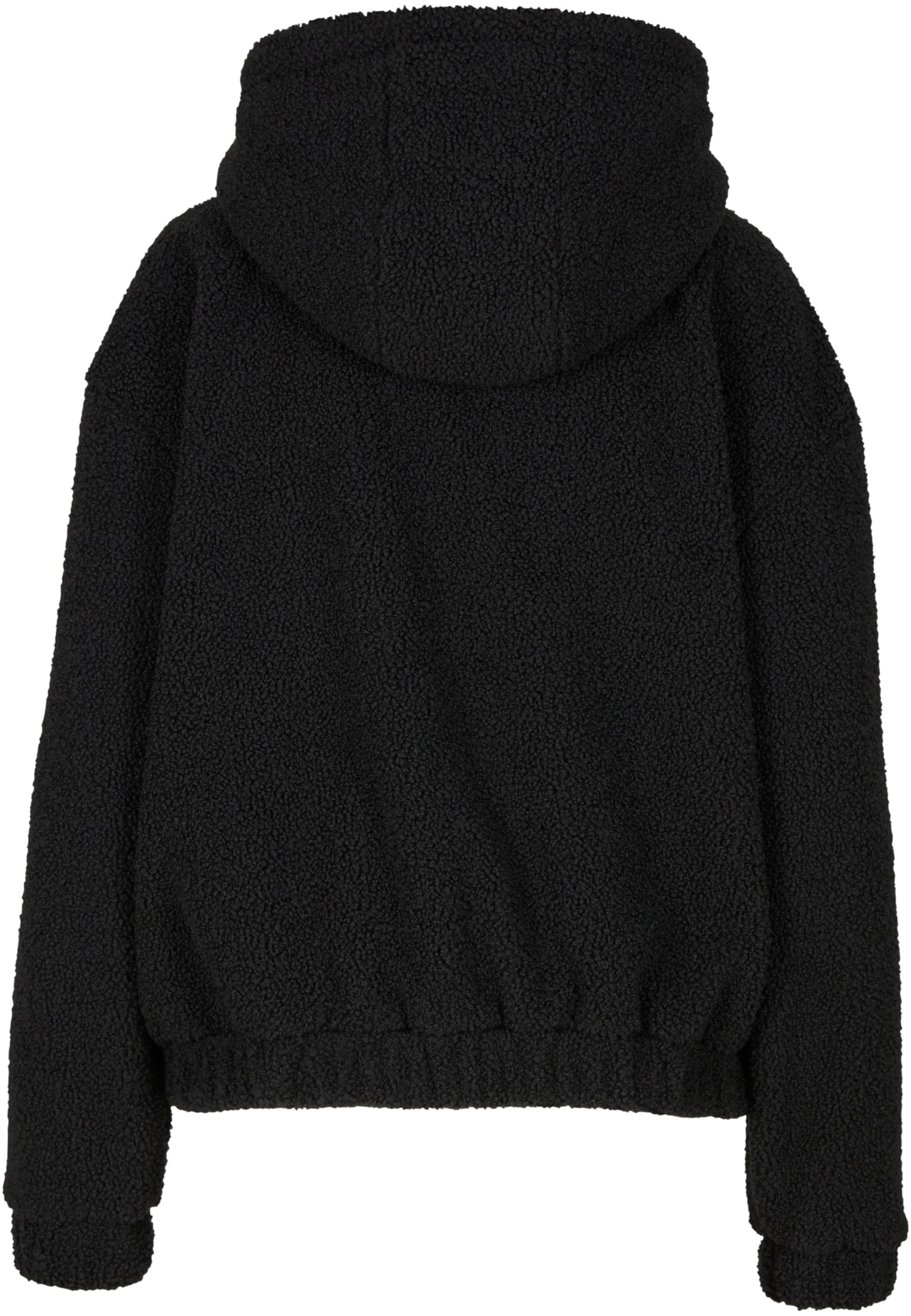Oversized Bonded Sherpa Hoody Χαλαρή Εφαρμογή Tb8100-00007 Urban Classics Black γυναικεία Φούτερ Simple Wear