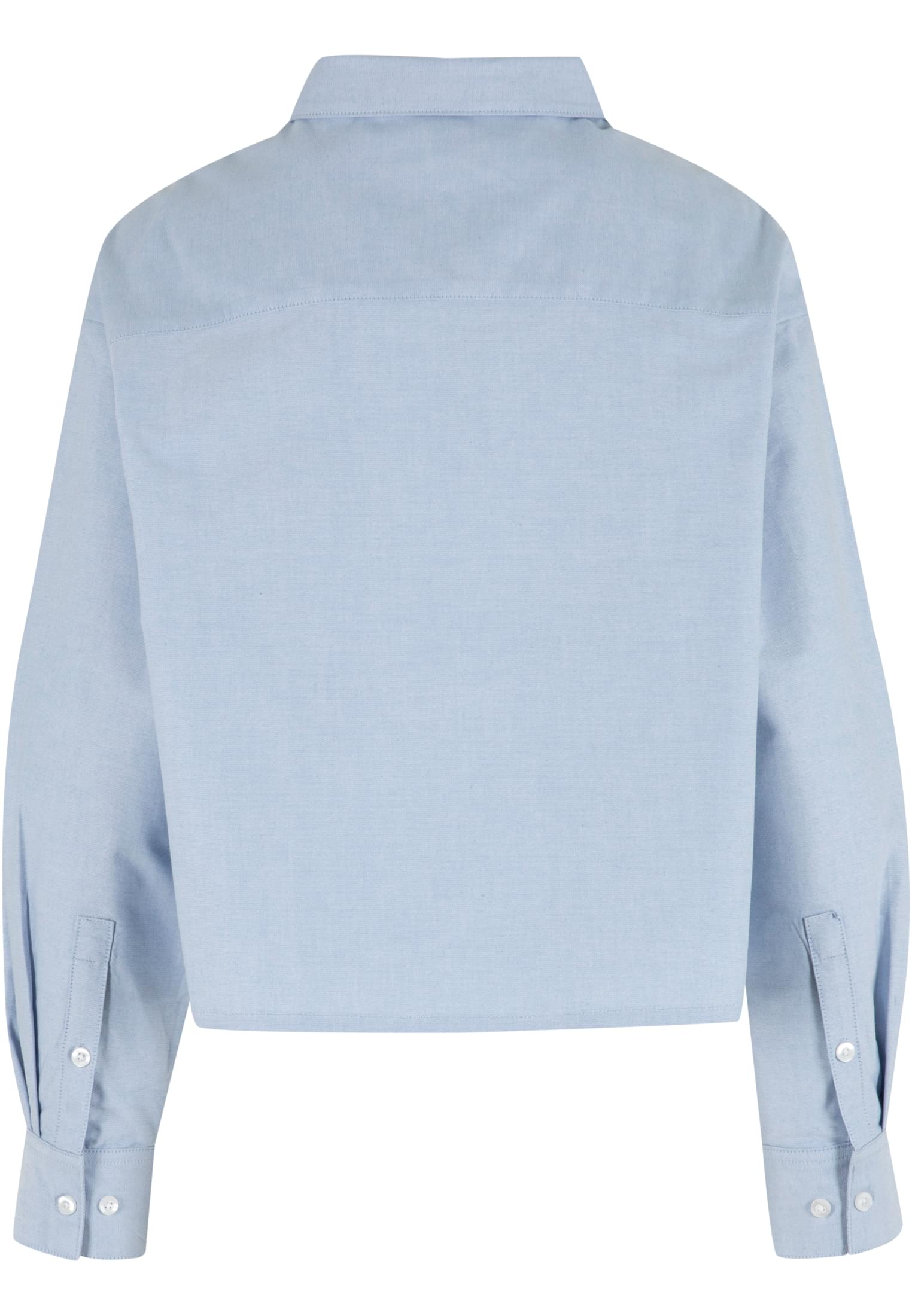 Γυναικεία Κοντή Μπλούζα Oxford με Cropped Σχέδιο Tb8170-21513 Urban Classics Lighthorizonblue γυναικεία Πουκάμισα Simple Wear