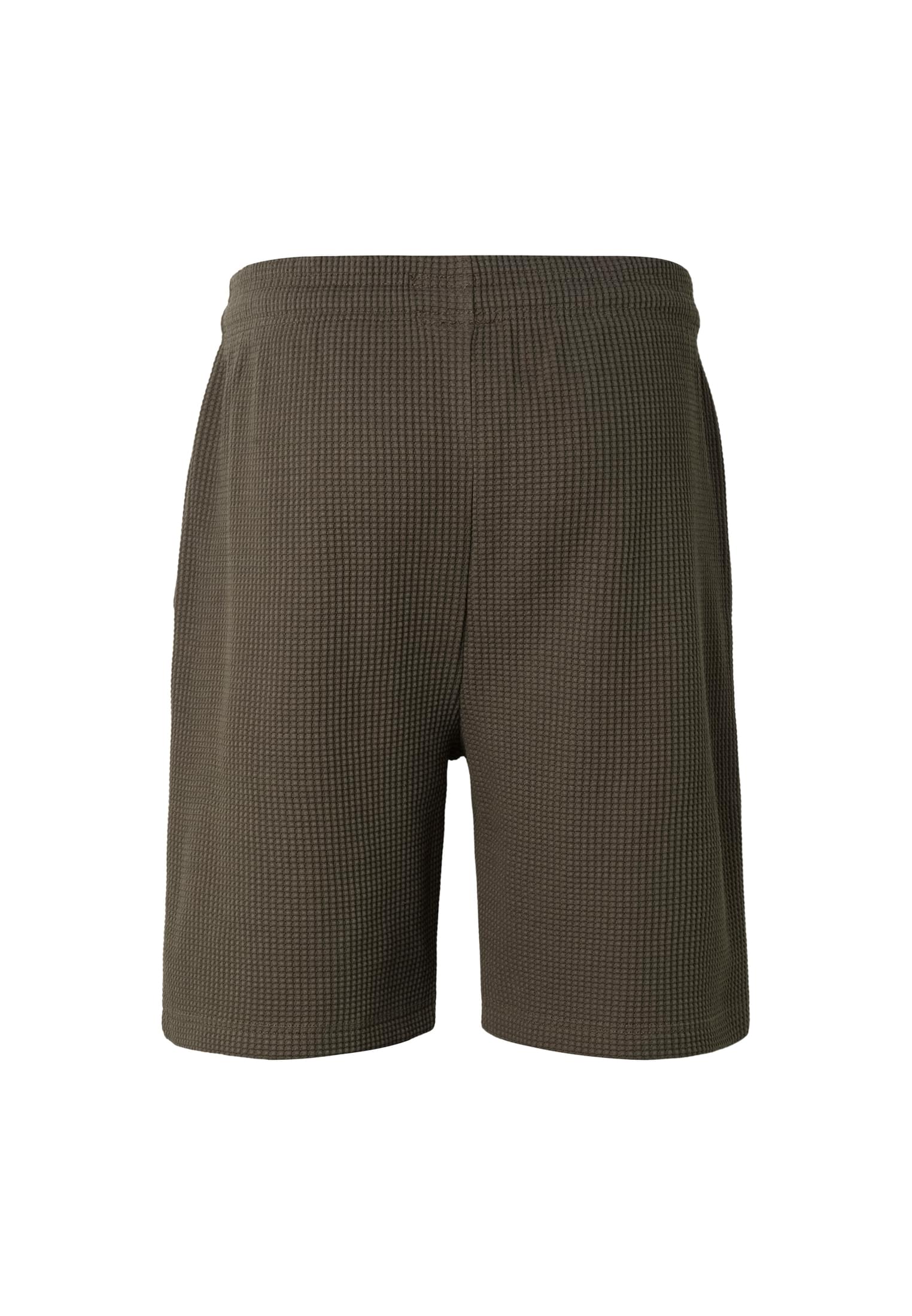 Thermal Waffle Shorts με Ελαστική Μέση Και Κορδόνι Tb8206-18328 Urban Classics Paleolive ανδρικά Βερμούδες Σορτς Simple Wear