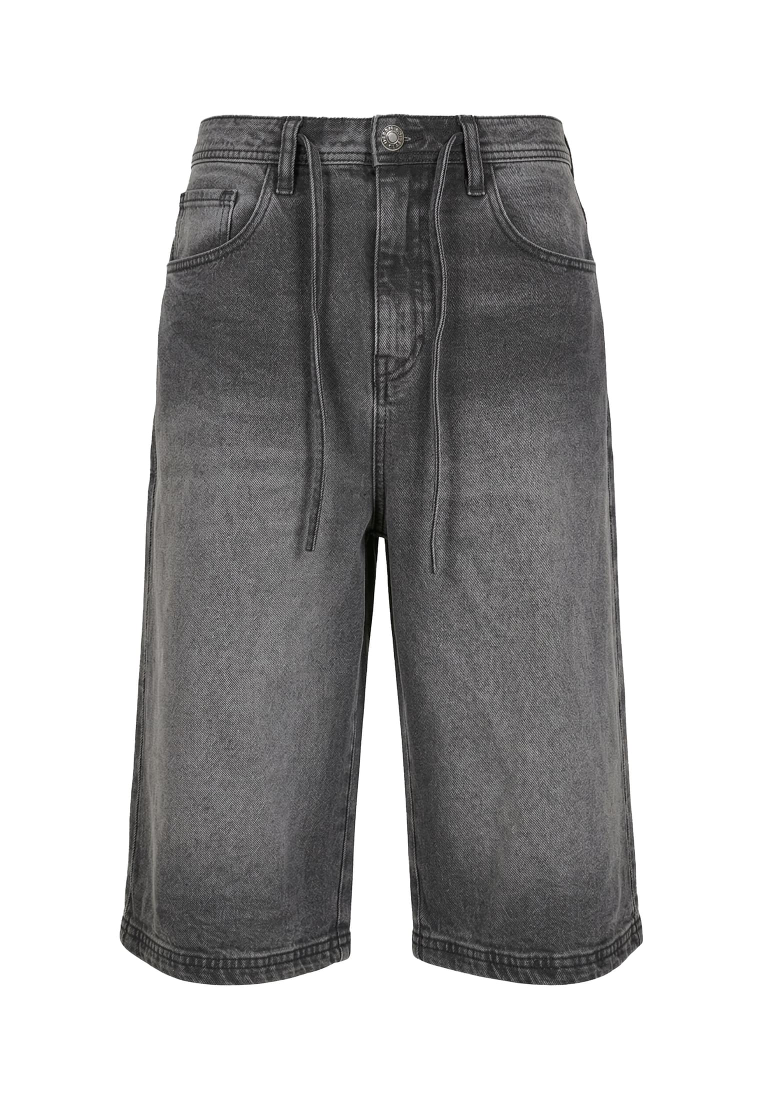 Skater Shorts With Drawcord Ρυθμιζόμενο Κορδόνι Στη Μέση Tb8220-00709 Urban Classics Black Washed ανδρικά Βερμούδες Σορτς Simple Wear