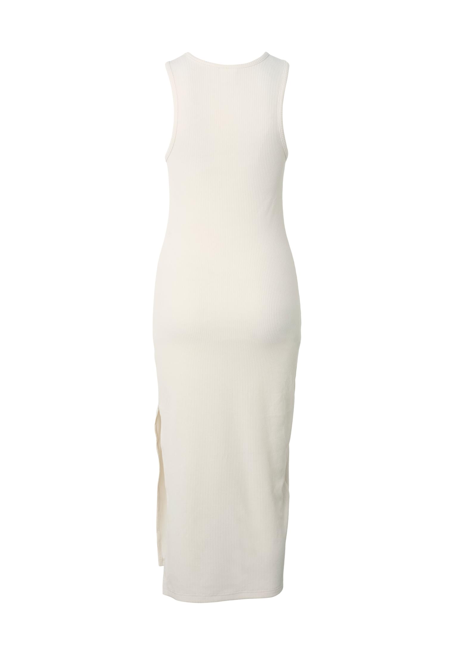 Μακρύ Φόρεμα Ladies Long Racerback Rib με Ριμπ Ύφανση Tb8276-02903 Urban Classics Whitesand γυναικεία Φορέματα Simple Wear