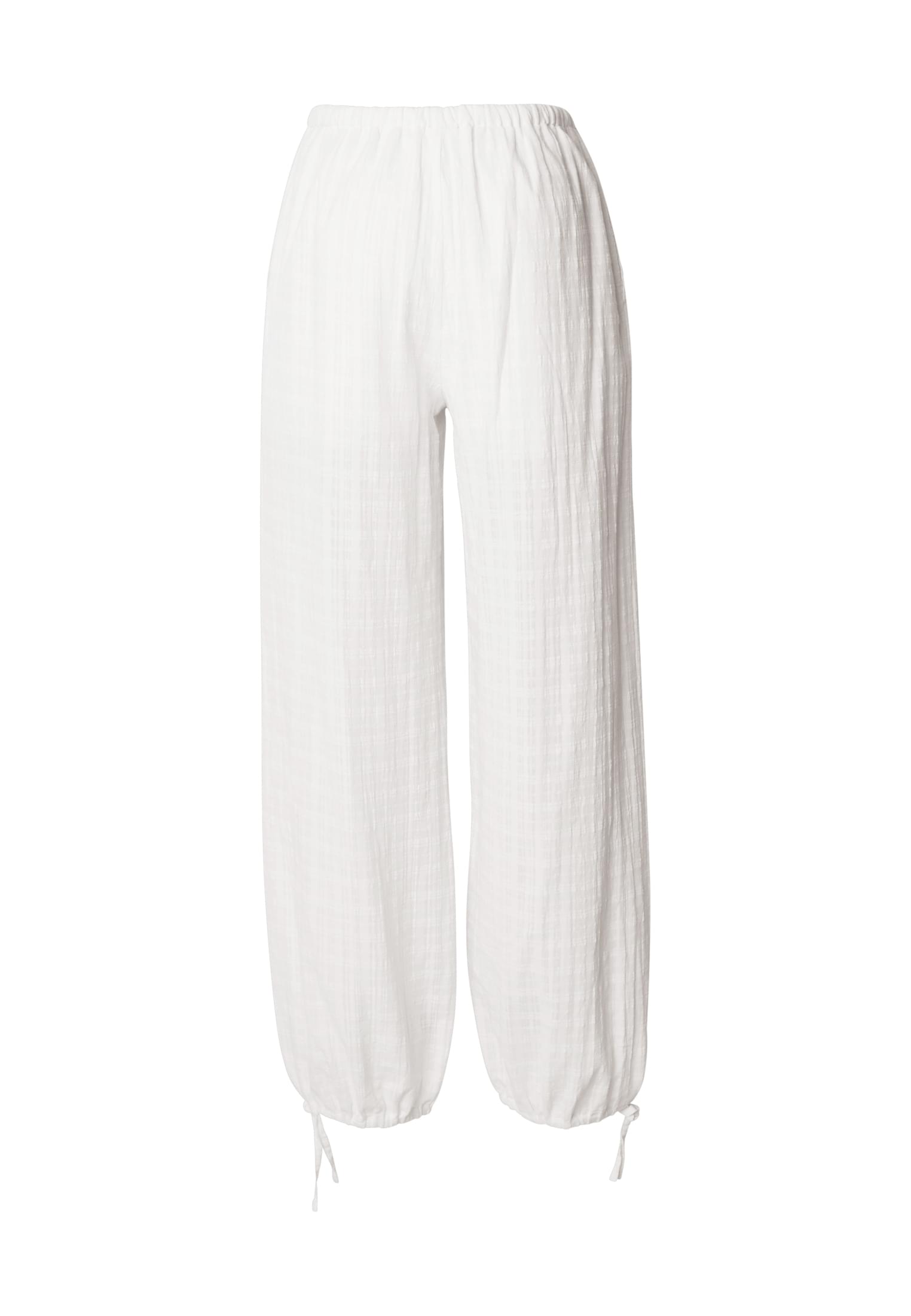 Γυναικείες Παντελόνες Baggy Fit Volume με Φαρδιά Γραμμή Tb8285-00220 Urban Classics White γυναικεία Παντελόνια Simple Wear
