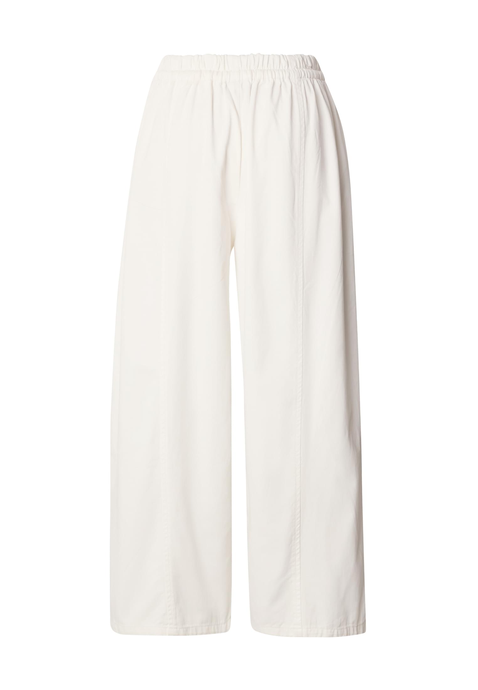 Γυναικεία Παντελόνια Barrel Cropped με Φαρδιά Σιλουέτα Tb8286-00555 Urban Classics Offwhite γυναικεία Simple Wear