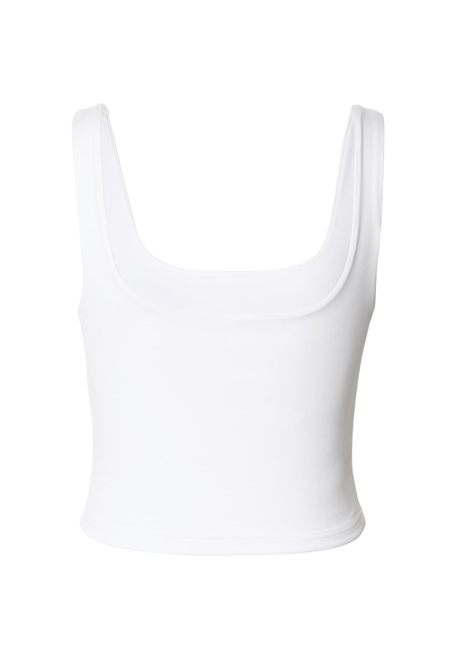 Cropped Top με Ασύμμετρο Λαιμόκοψη Tb8349-00220 Urban Classics White γυναικεία Μπλούζες Simple Wear