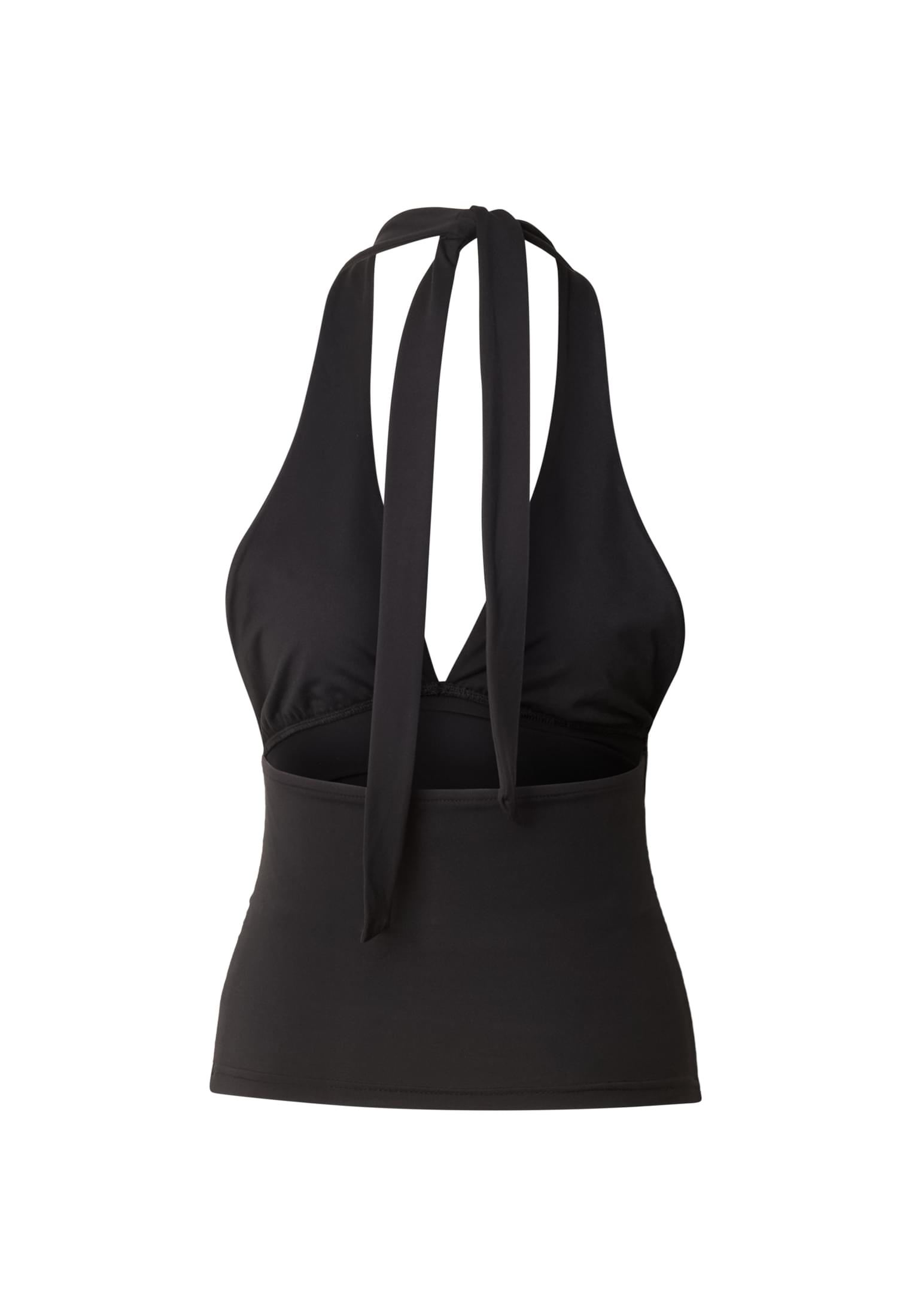 Γυναικείο Halter Top Polyamide Jersey με Βαθύ Ντεκολτέ Tb8354-00007 Urban Classics Black γυναικεία Μπλούζες Simple Wear