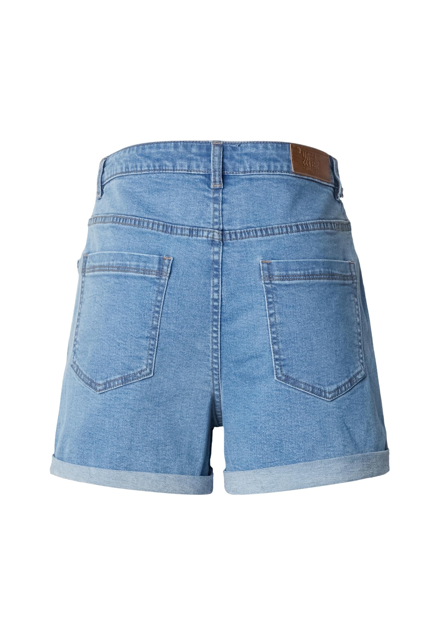 Γυναικεία Σορτς Υψηλής Μέσης Denim Shorts με Άνετη Εφαρμογή Tb8371-04326 Urban Classics Light Blue Washed γυναικεία Simple Wear
