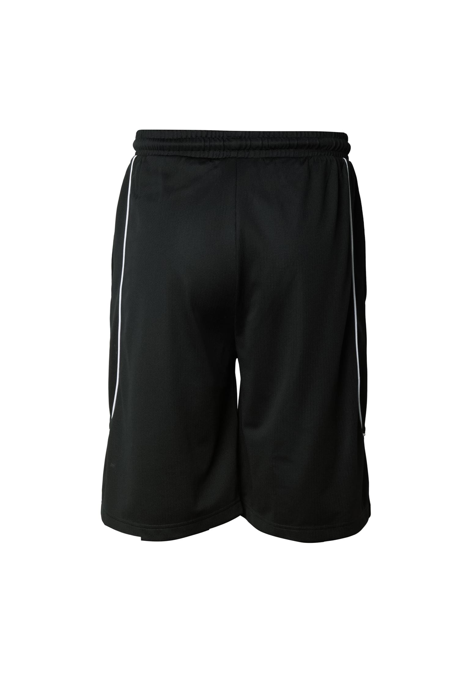 Αθλητικά Σορτς Piping Mesh Shorts με Άνετη Γραμμή Tb8441-00007 Urban Classics Black ανδρικά Βερμούδες Simple Wear
