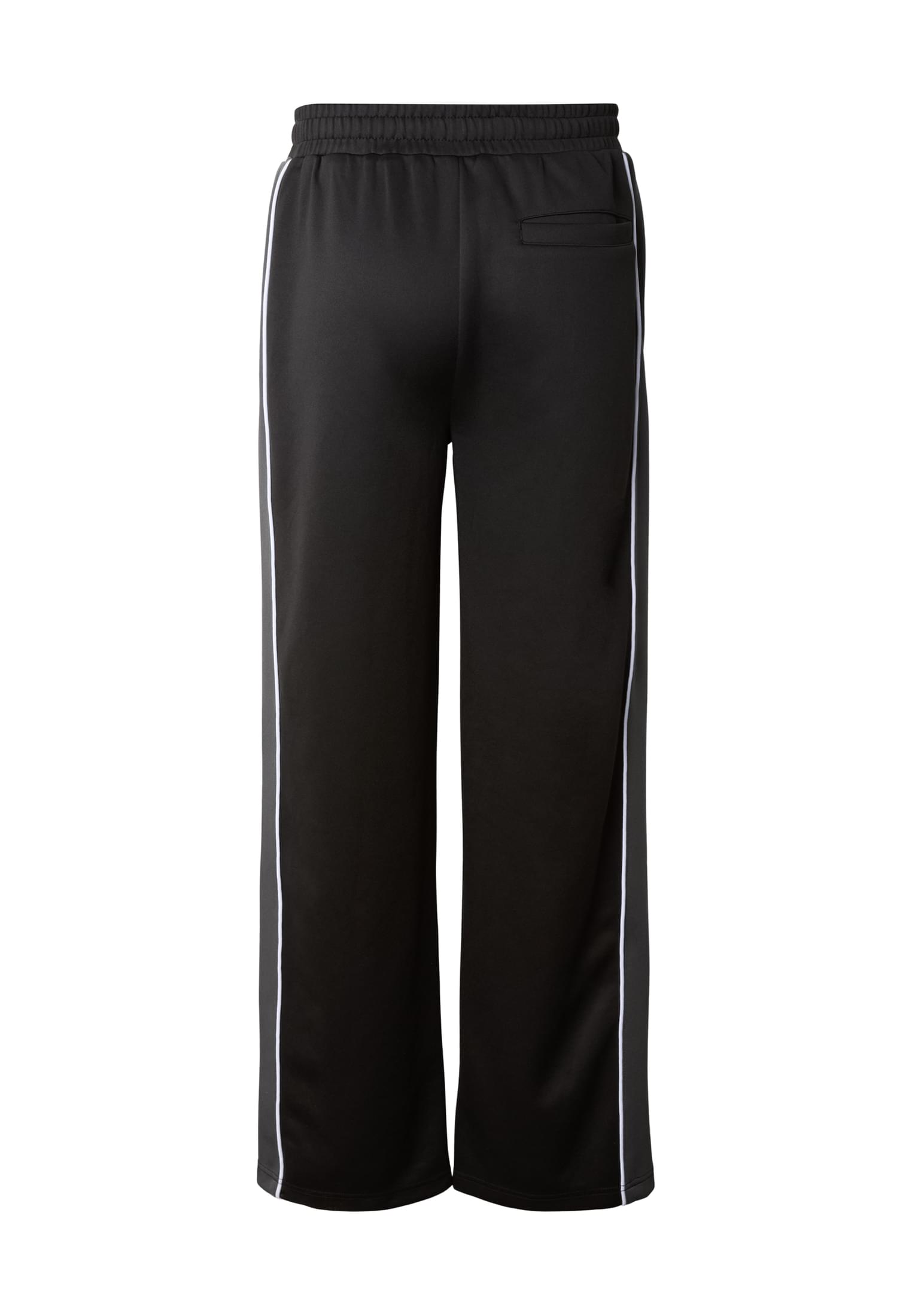 Interlock College Wideleg Trackpants Tb8446-00007 Urban Classics Black ανδρικά Παντελόνια Simple Wear