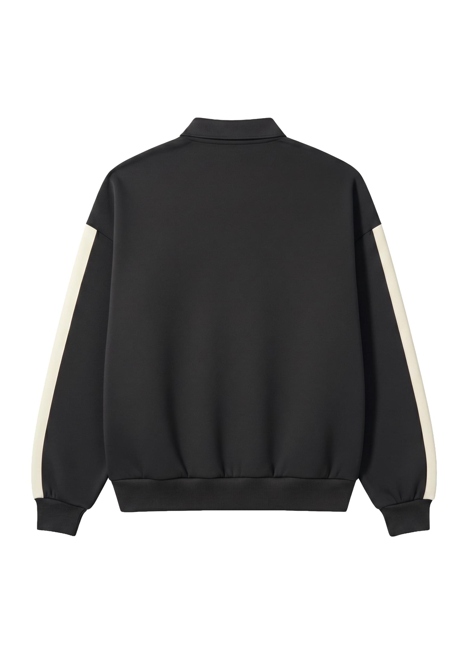 Oversized Longsleeve Polo με Sporty Σχεδιασμό Tb8595-00007 Urban Classics Black ανδρικά Μπλούζες Simple Wear
