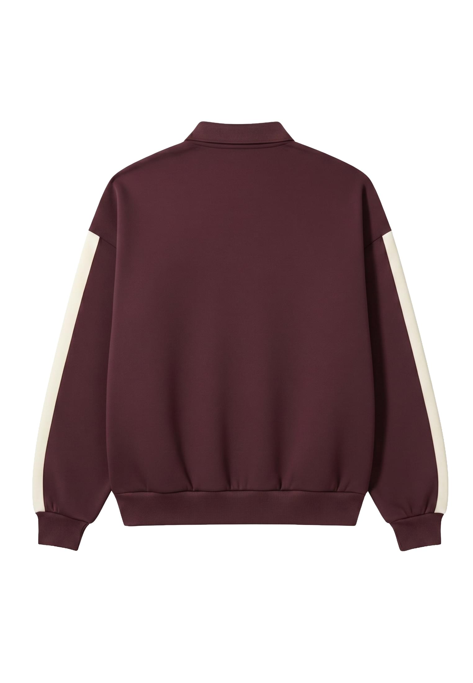 Oversized Longsleeve Polo με Sporty Σχεδιασμό Tb8595-01151 Urban Classics Cherry ανδρικά Μπλούζες Simple Wear