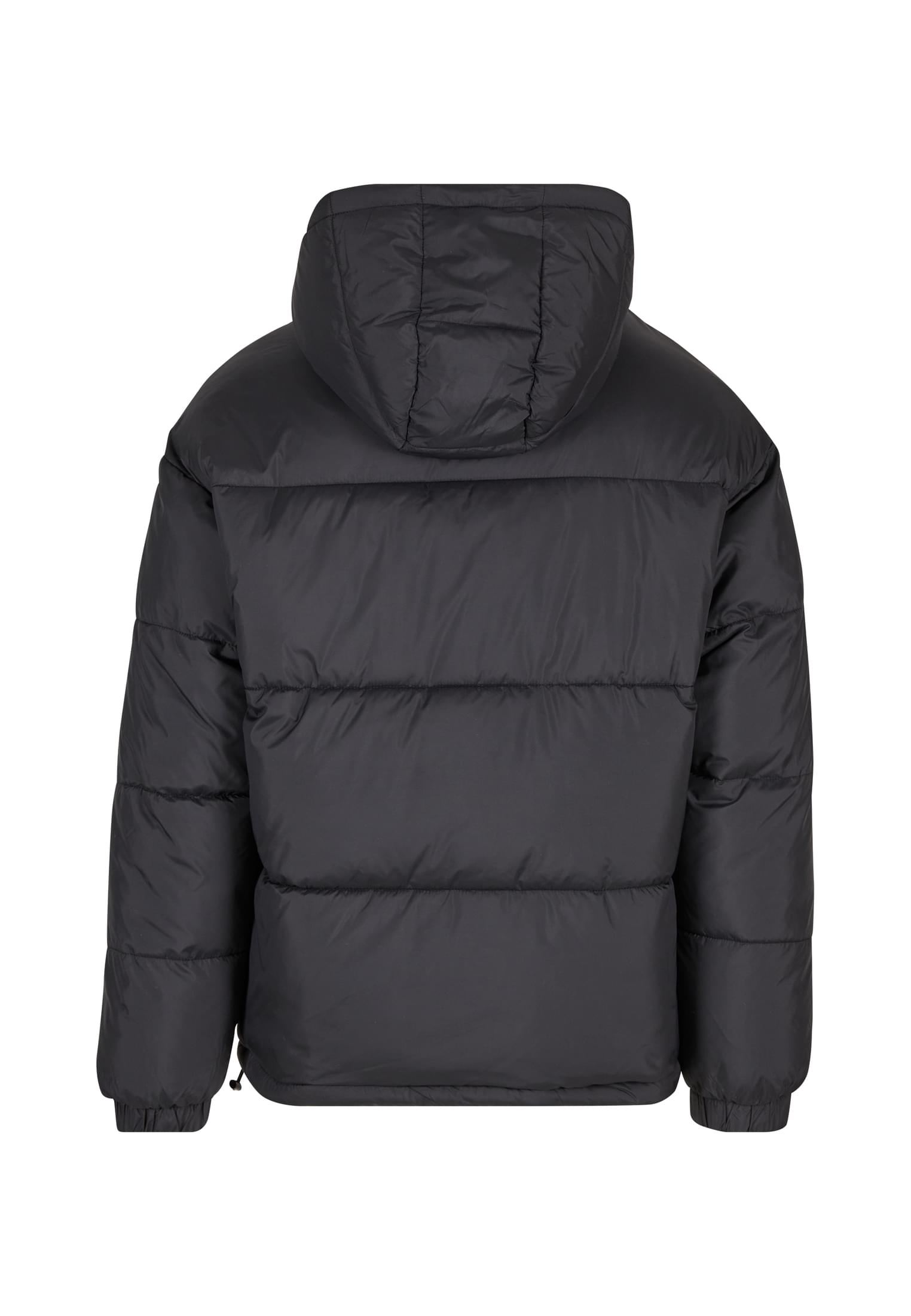 Μπουφάν Basic Puffer Jacket With Hood με Προστατευτική Κουκούλα Tb8703-00007 Urban Classics Black ανδρικά Simple Wear