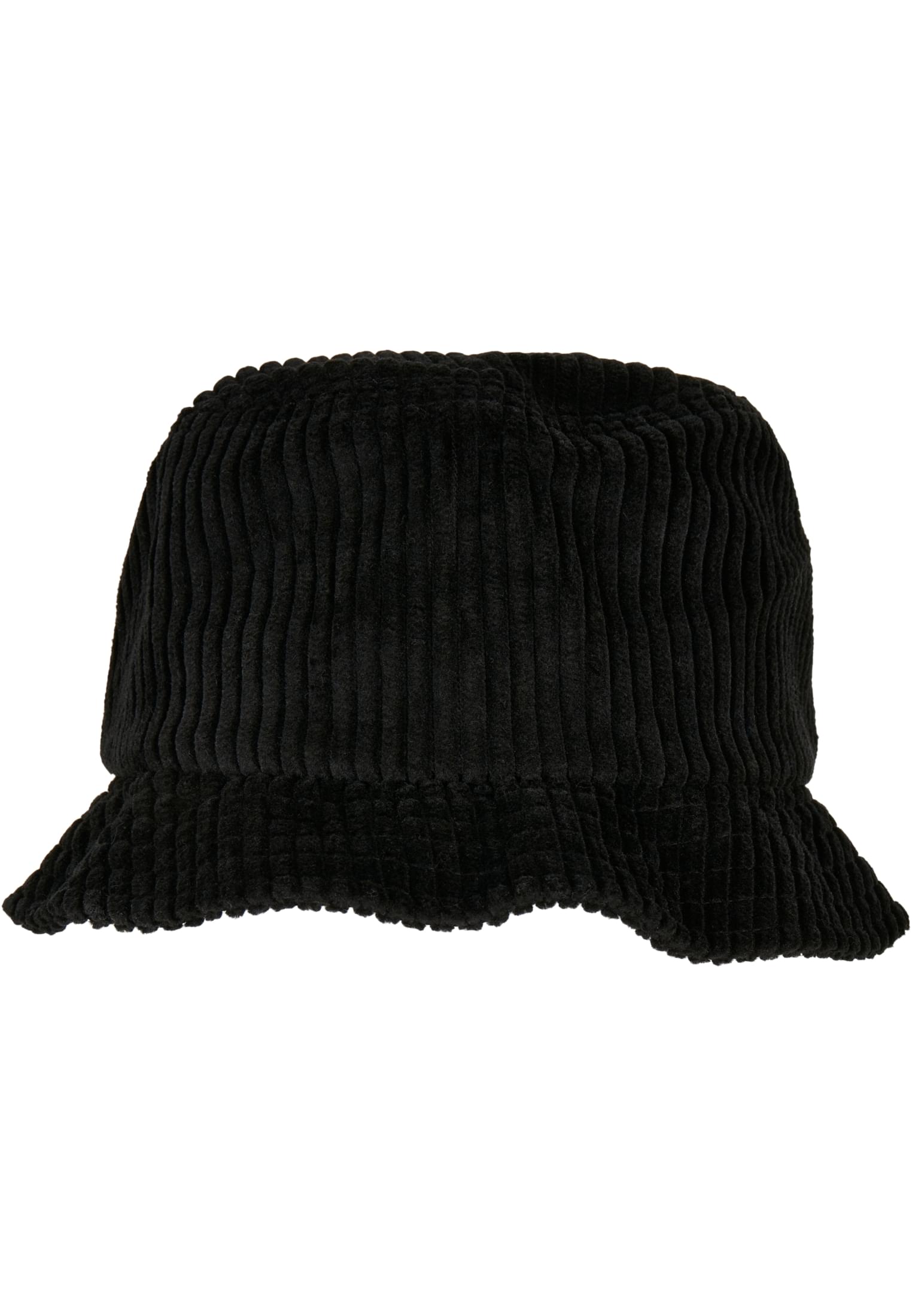 Bucket Hat Big Corduroy με Φαρδύ Γείσο 5003Bc-00007 Flexfit Black αξεσουάρ Καπέλα Simple Wear