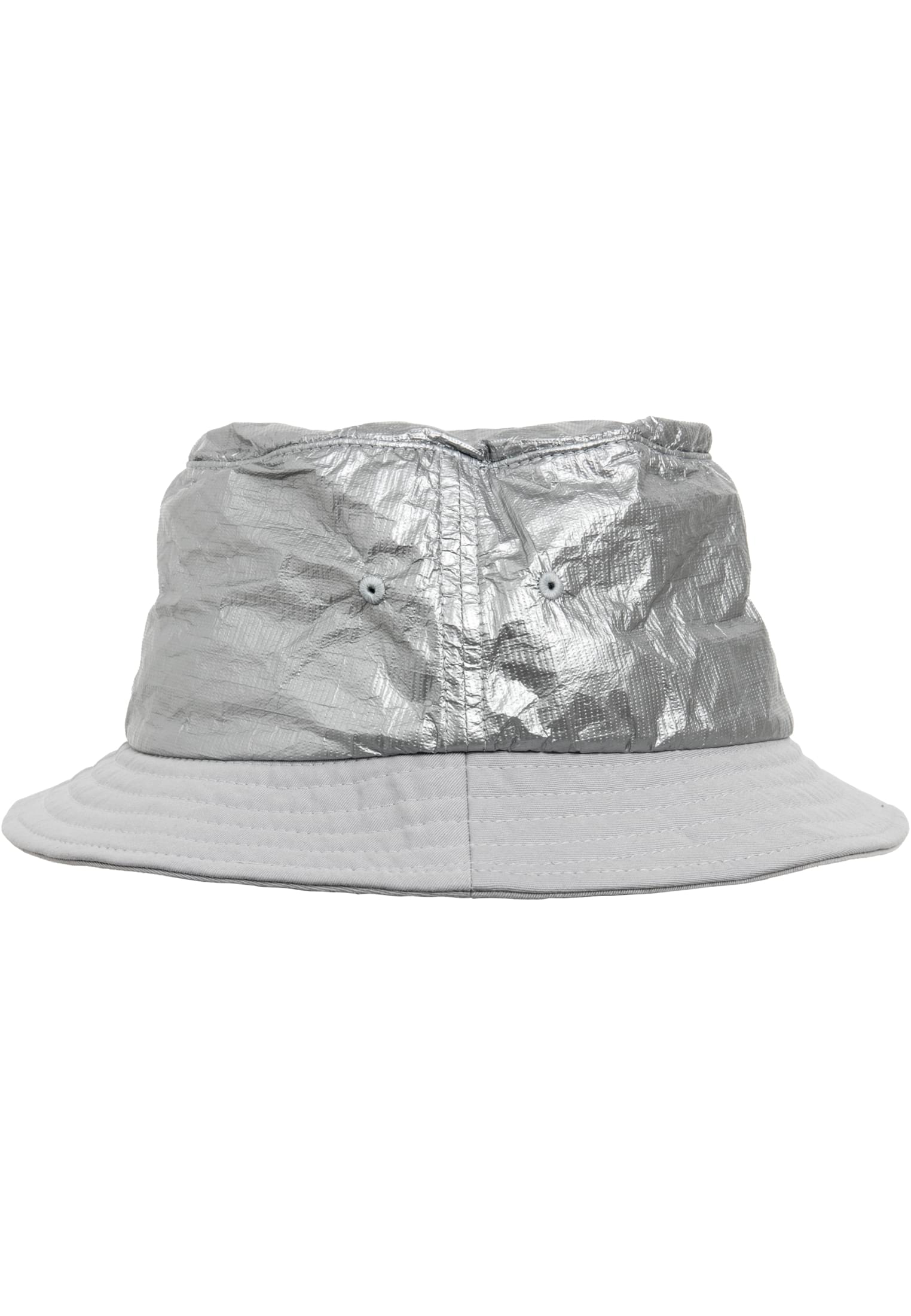 Καπέλο Τύπου Bucket Crinkled Paper με Εμφάνιση από Τσαλακωμένο Χαρτί 5003Cp-00473 Flexfit Silver αξεσουάρ Καπέλα Simple Wear
