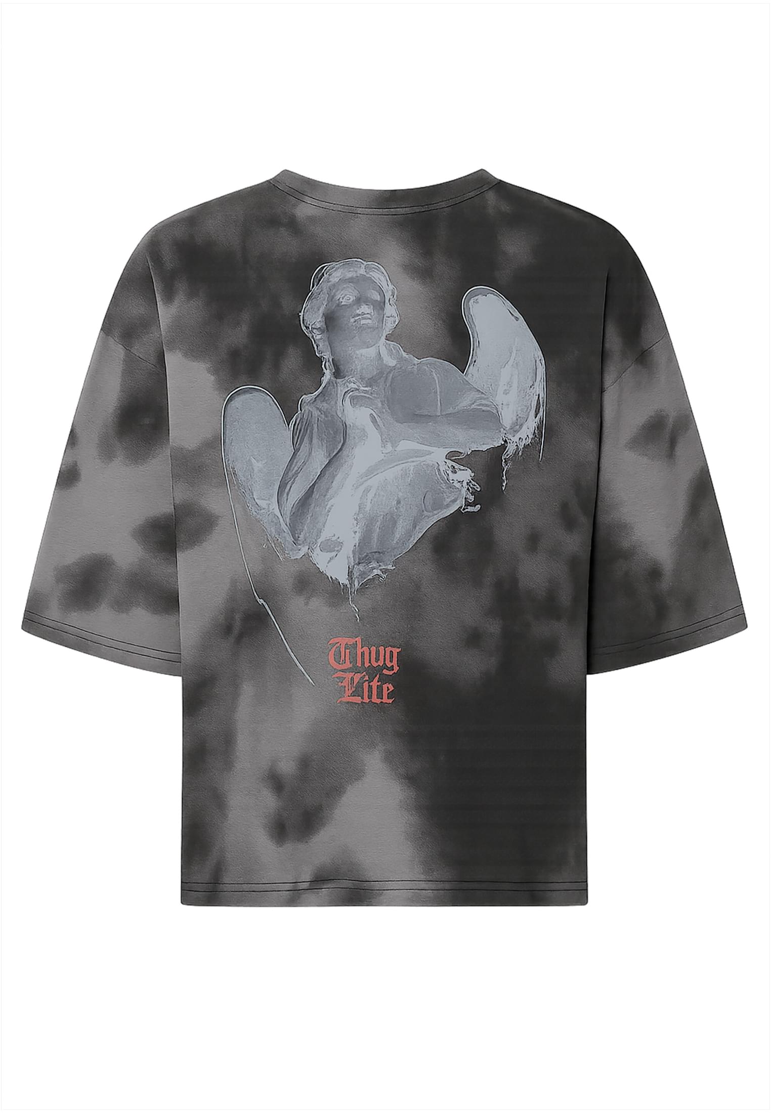 Oversized Μπλούζα Sky με Μαλακή Βαμβακερή Υφή Tllts1030-01198 Thug Life Black Grey γυναικεία Basic T-Shirts Simple Wear Μπλουζάκια κοντομάνικα
