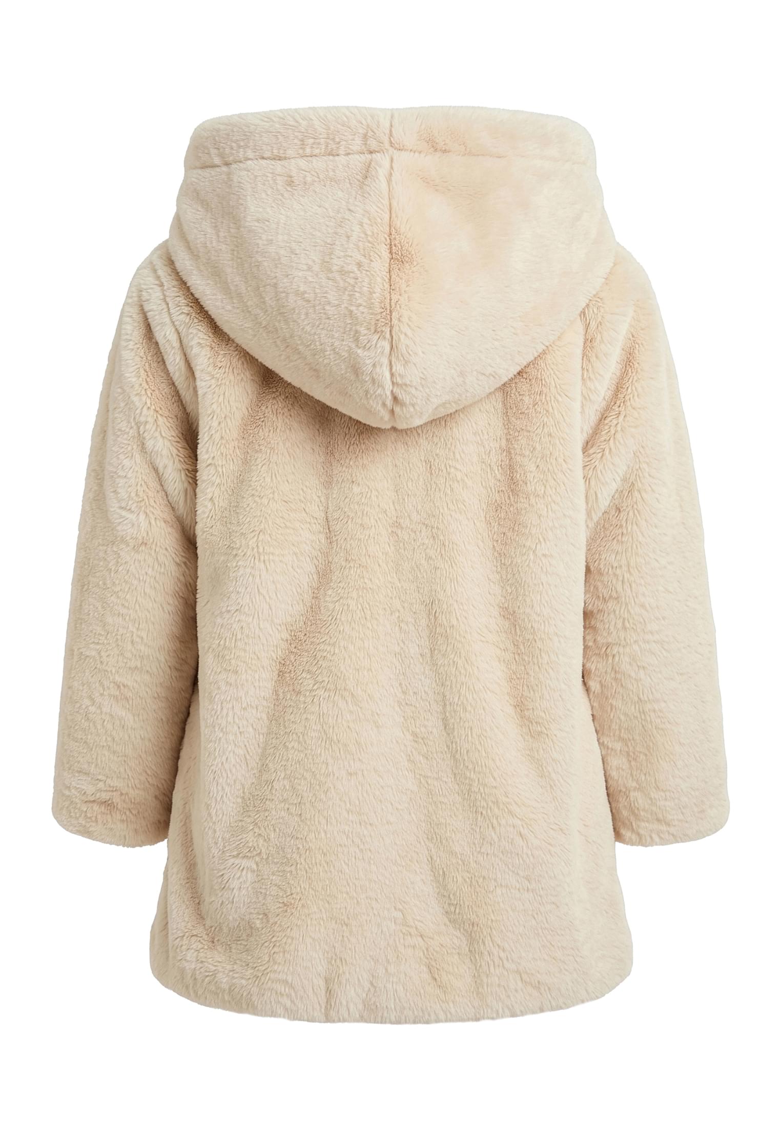 Μπουφάν Κοριτσιών Hooded Teddy Coat με Κουκούλα Uck2375-00555 Urban Classics Offwhite παιδικά Κορίτσι Simple Wear
