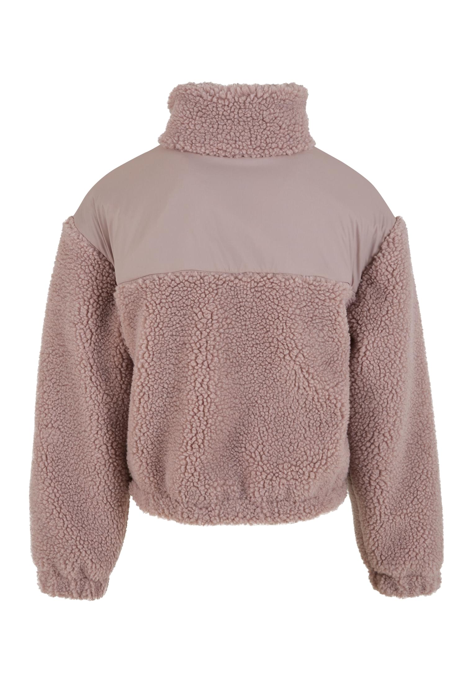 Μπουφάν Κοριτσιών Sherpa Mix με Ζεστό Teddy Fleece Uck6068-02913 Urban Classics Duskrose παιδικά Κορίτσι Simple Wear