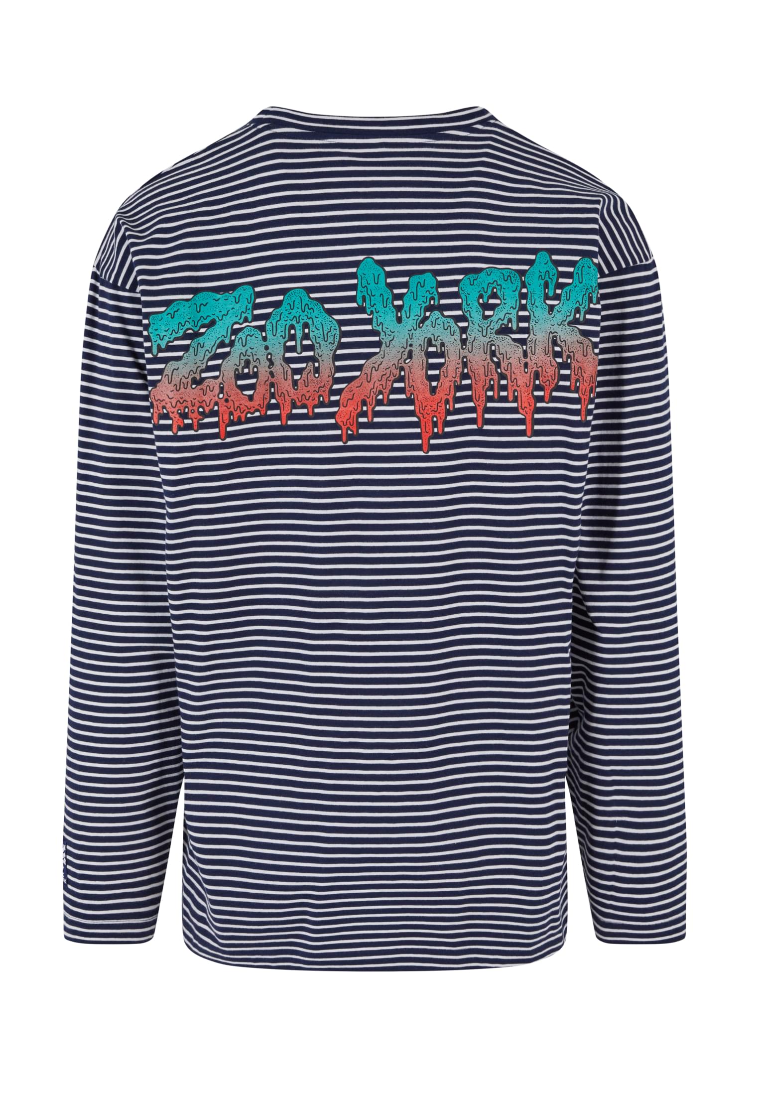 Μακρυμάνικη Μπλούζα Scary Longsleeve με Ριγέ Σχέδιο 60240007-00155 Zoo York Navy ανδρικά Basic T-Shirts Simple Wear Μπλουζάκια κοντομάνικα