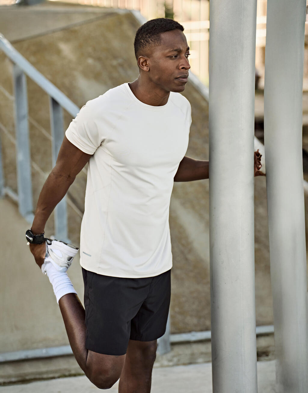 Cooldry Tee 7020 Jays Grey Melange ανδρικά Basic T-Shirts Simple Wear Μπλουζάκια κοντομάνικα