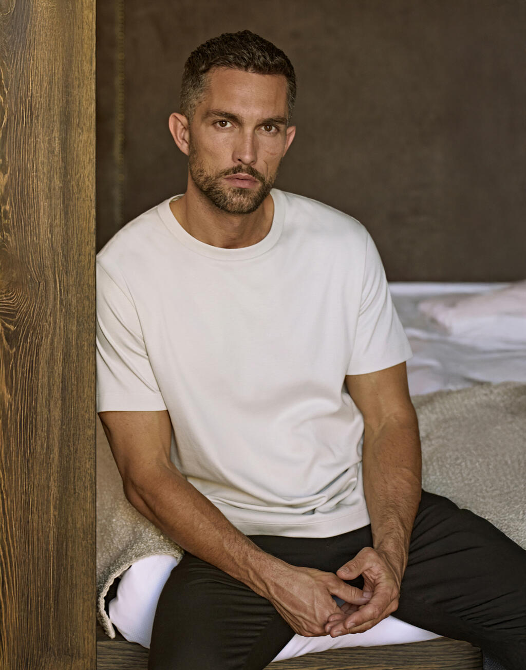 Pima Cotton Tee 1450 Jays White ανδρικά Basic T-Shirts Simple Wear Μπλουζάκια κοντομάνικα