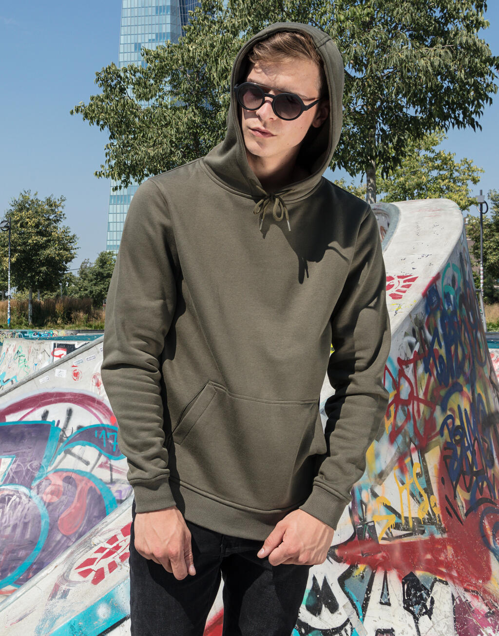 Heavy Hoody By011 Byb Lilac ανδρικά Φούτερ Simple Wear