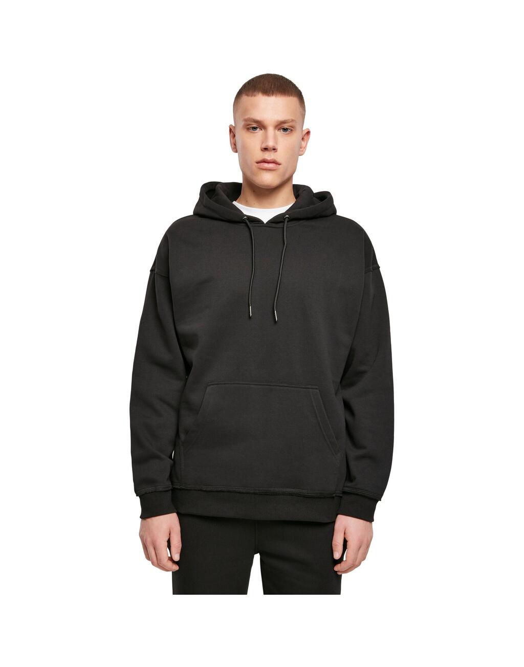 Oversize Hoody By074 Byb Black ανδρικά Φούτερ Simple Wear