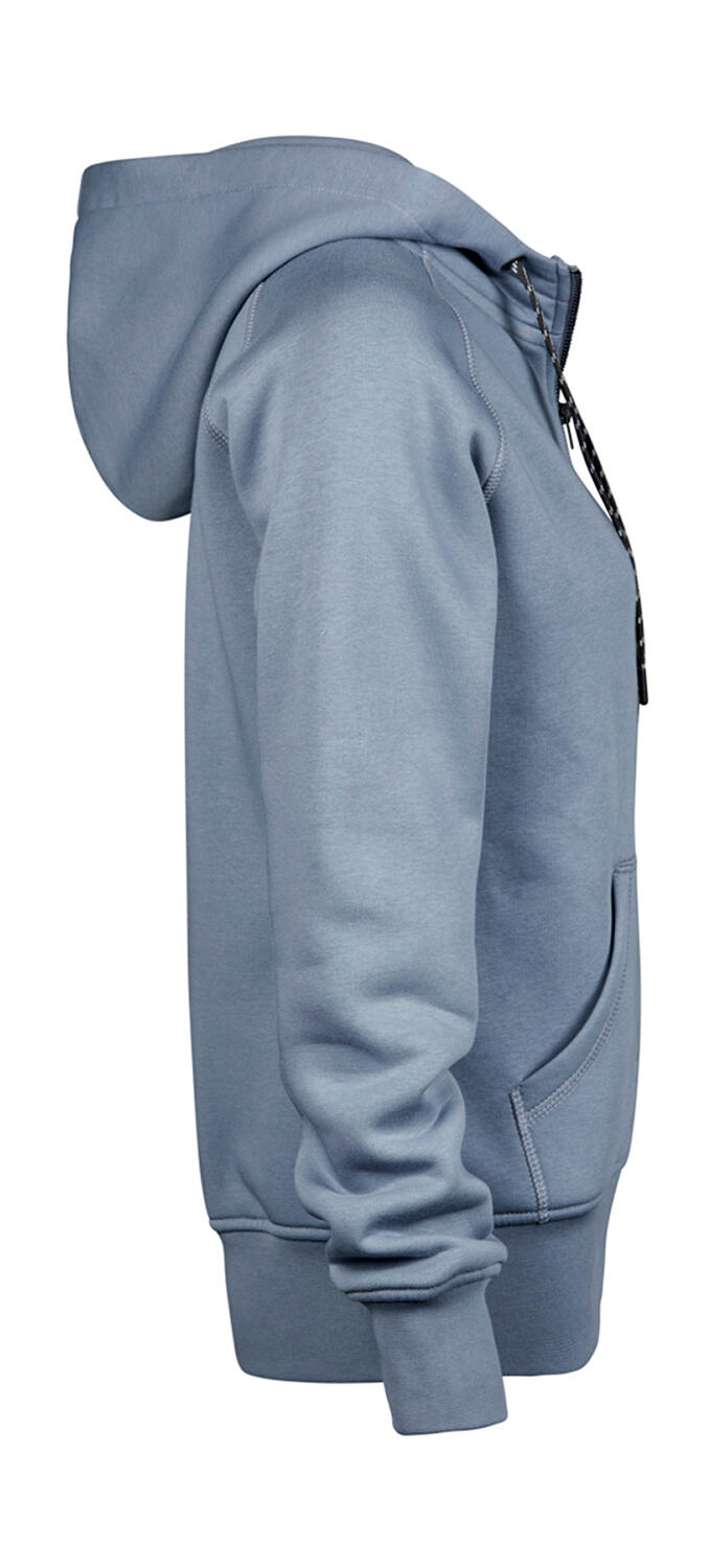 Ladies Fashion Full Zip Hood 5436 Tee Jays Heather Grey γυναικεία Φούτερ Simple Wear