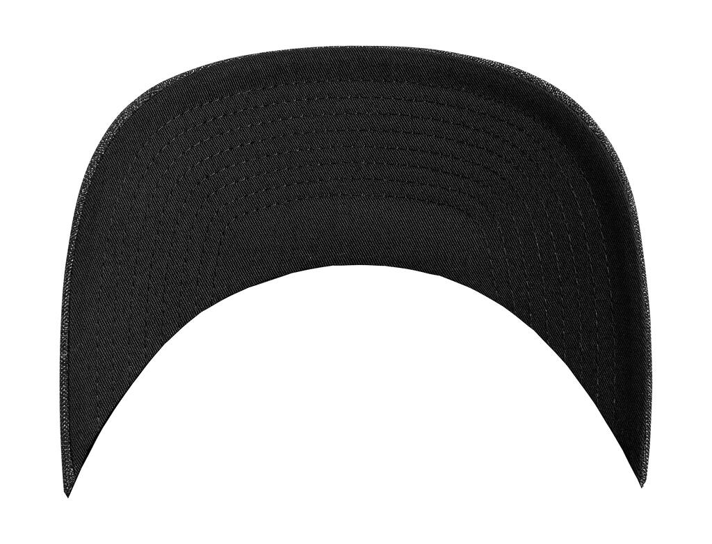 Καπέλο Fine Melange Cap με Ελαστική Εφαρμογή 6277Fm Flexfit Charcoal αξεσουάρ Καπέλα Simple Wear