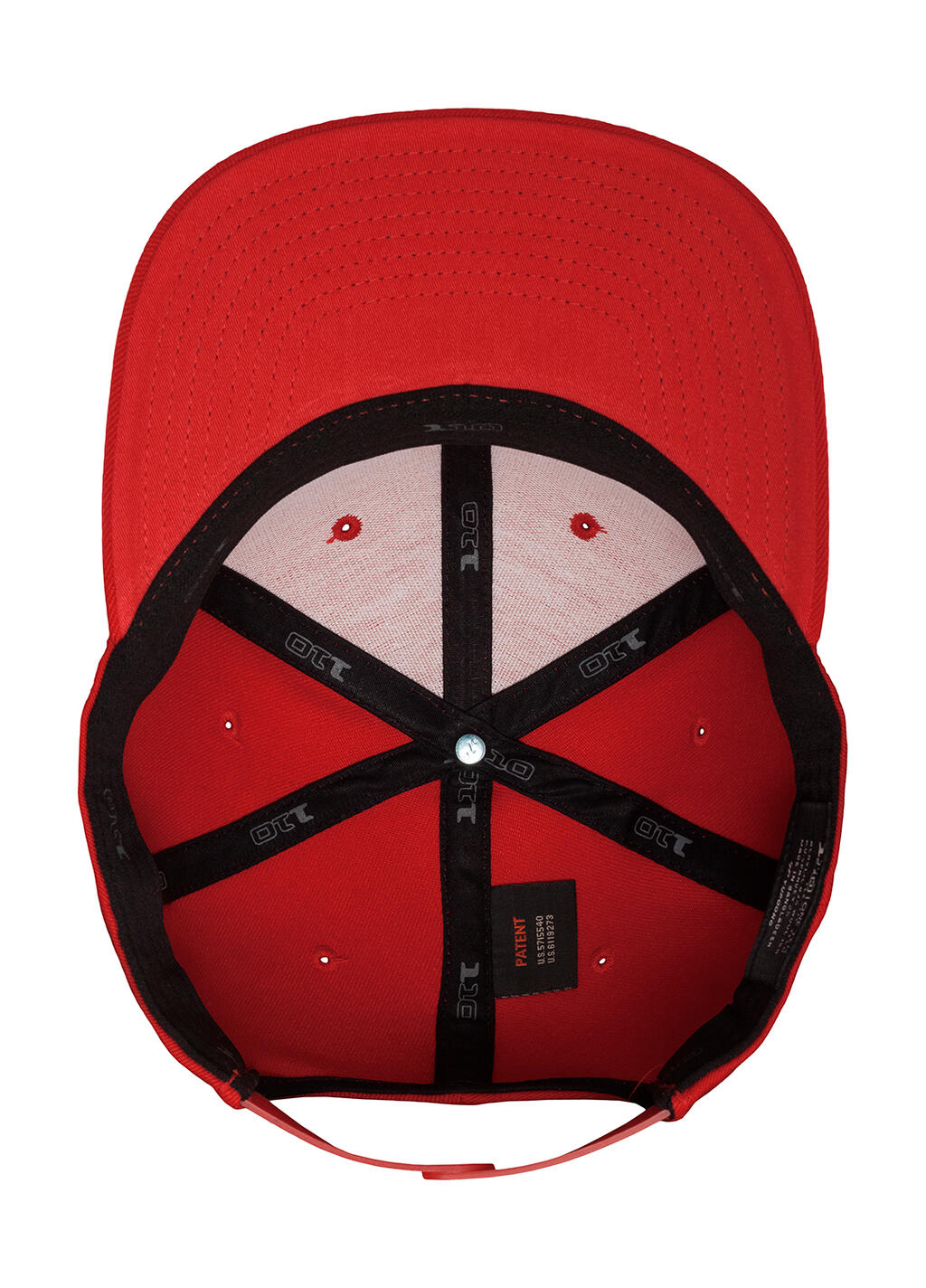 Fitted Snapback Καπέλο με Κλασικό Σχήμα 6 Πάνελ 110 Flexfit White αξεσουάρ Καπέλα Simple Wear