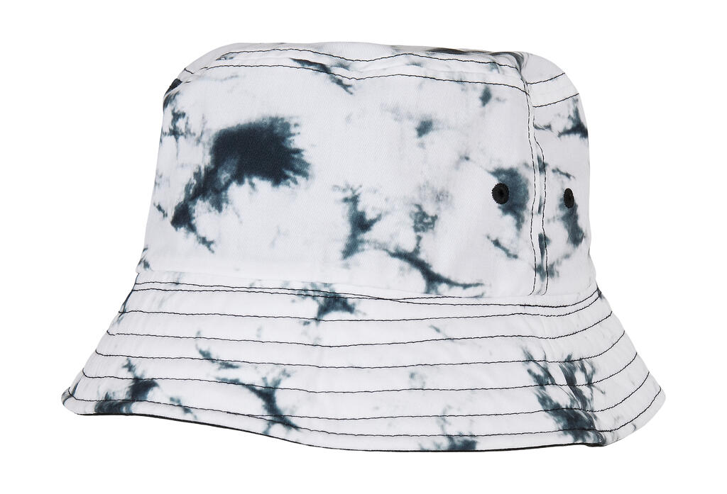 Αναστρέψιμο Καπέλο Bucket Batik Dye με Δίχρωμο Σχέδιο 5003Bd Flexfit Black αξεσουάρ Καπέλα Simple Wear