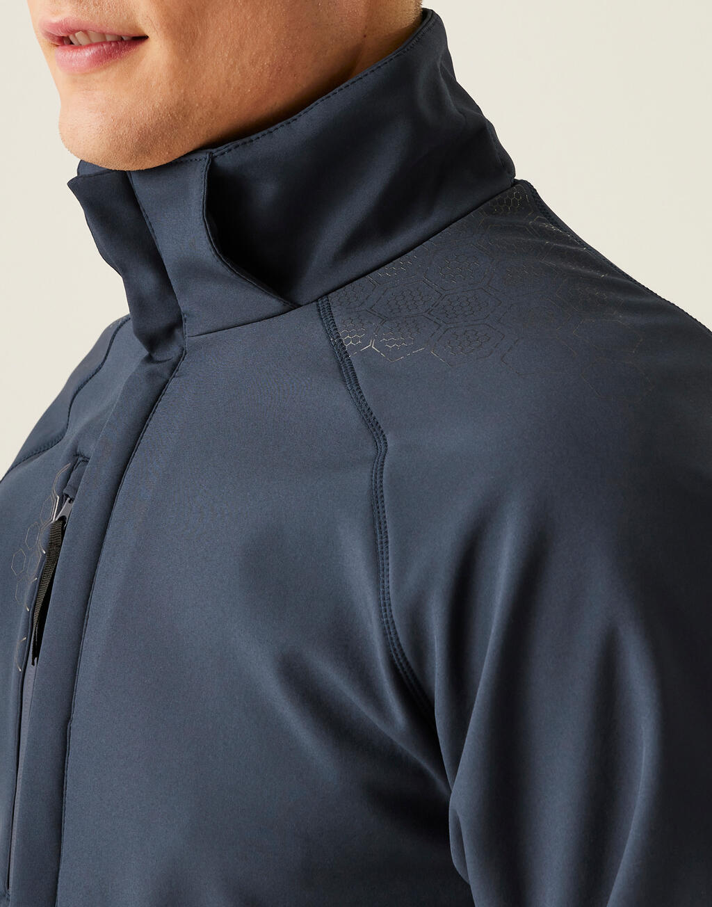 Αδιάβροχο Μπουφάν Repeller Lined Hooded Softshell με Αποσπώμενη Κουκούλα Tra660 Regatta Seal Grey ανδρικά Simple Wear