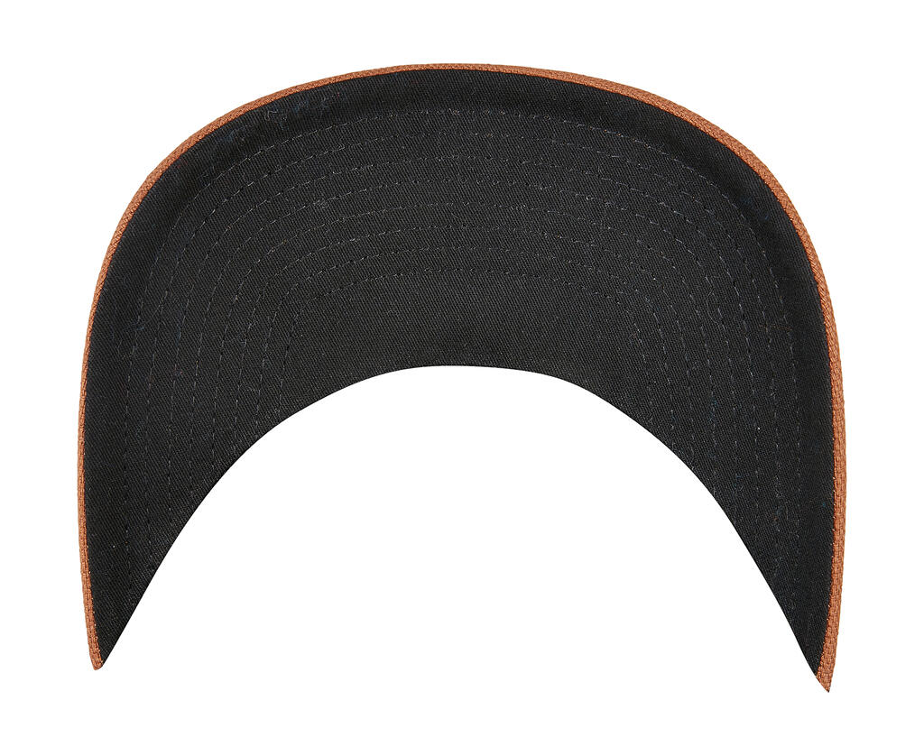 Structured Canvas Trucker 110 με Προσαρμόσιμο Κλείσιμο Snapback 110St Flexfit Toffee Black αξεσουάρ Καπέλα Simple Wear