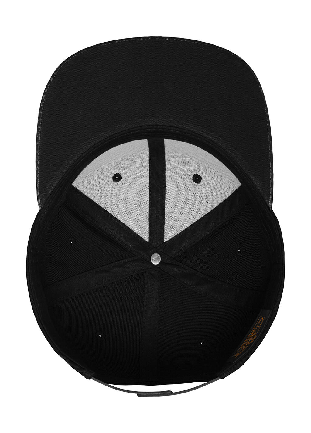 Καπέλο Carbon Snapback Κλασικό 6-Panel Σχέδιο 6089Ca Flexfit Black αξεσουάρ Καπέλα Simple Wear